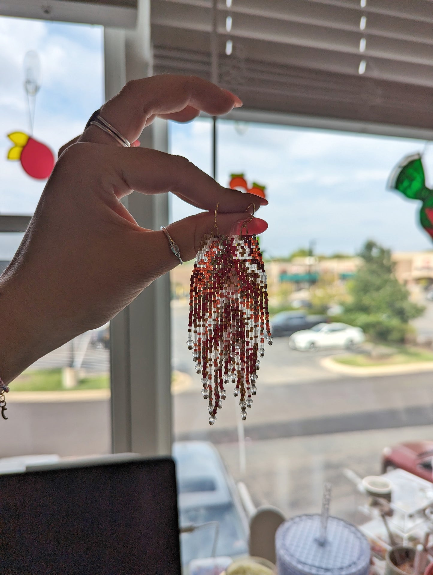 Daily Fringe - Chunky - Golden Ruby Agate