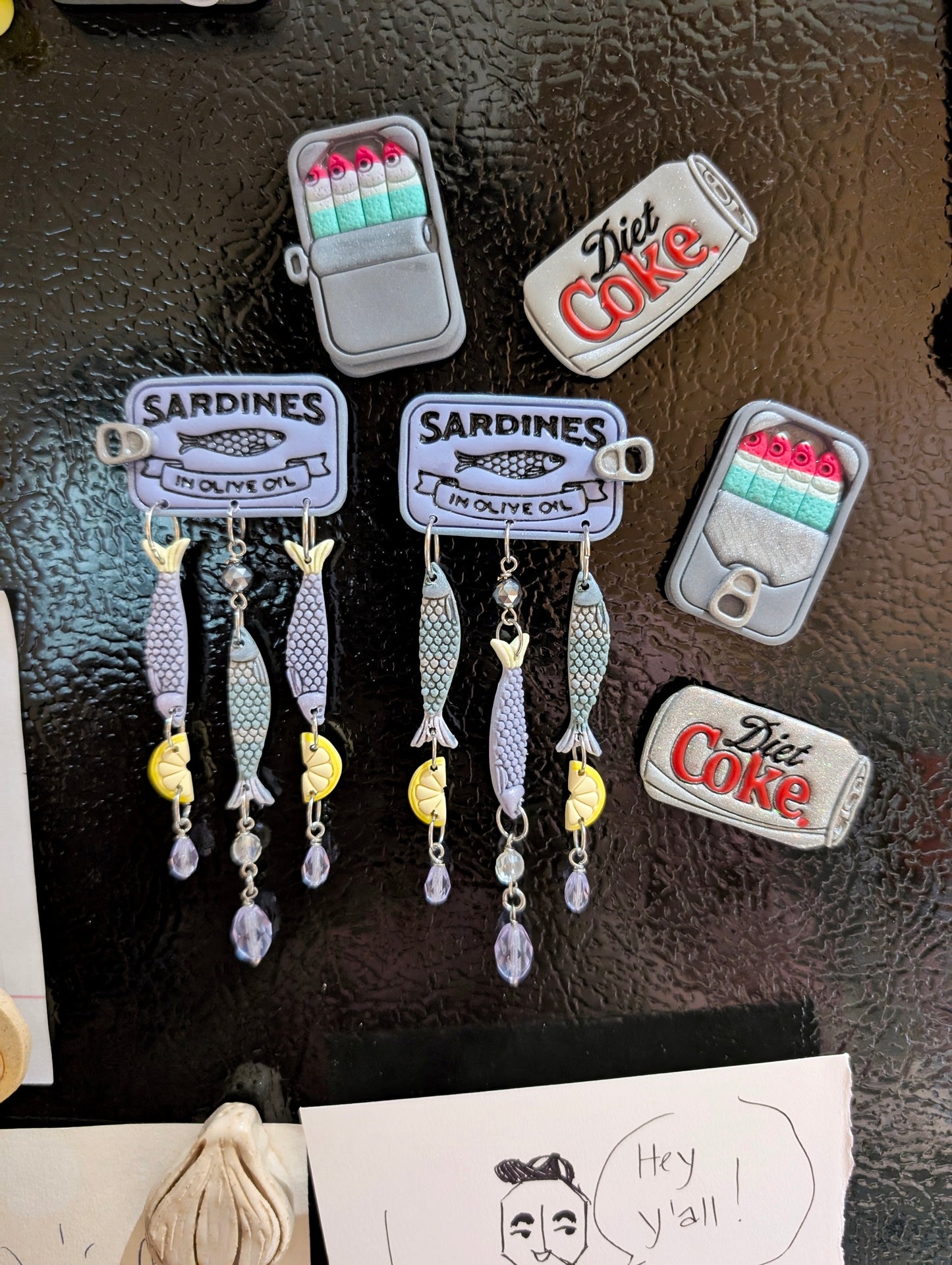 Fridge Charm Magnets - Sardine Tins