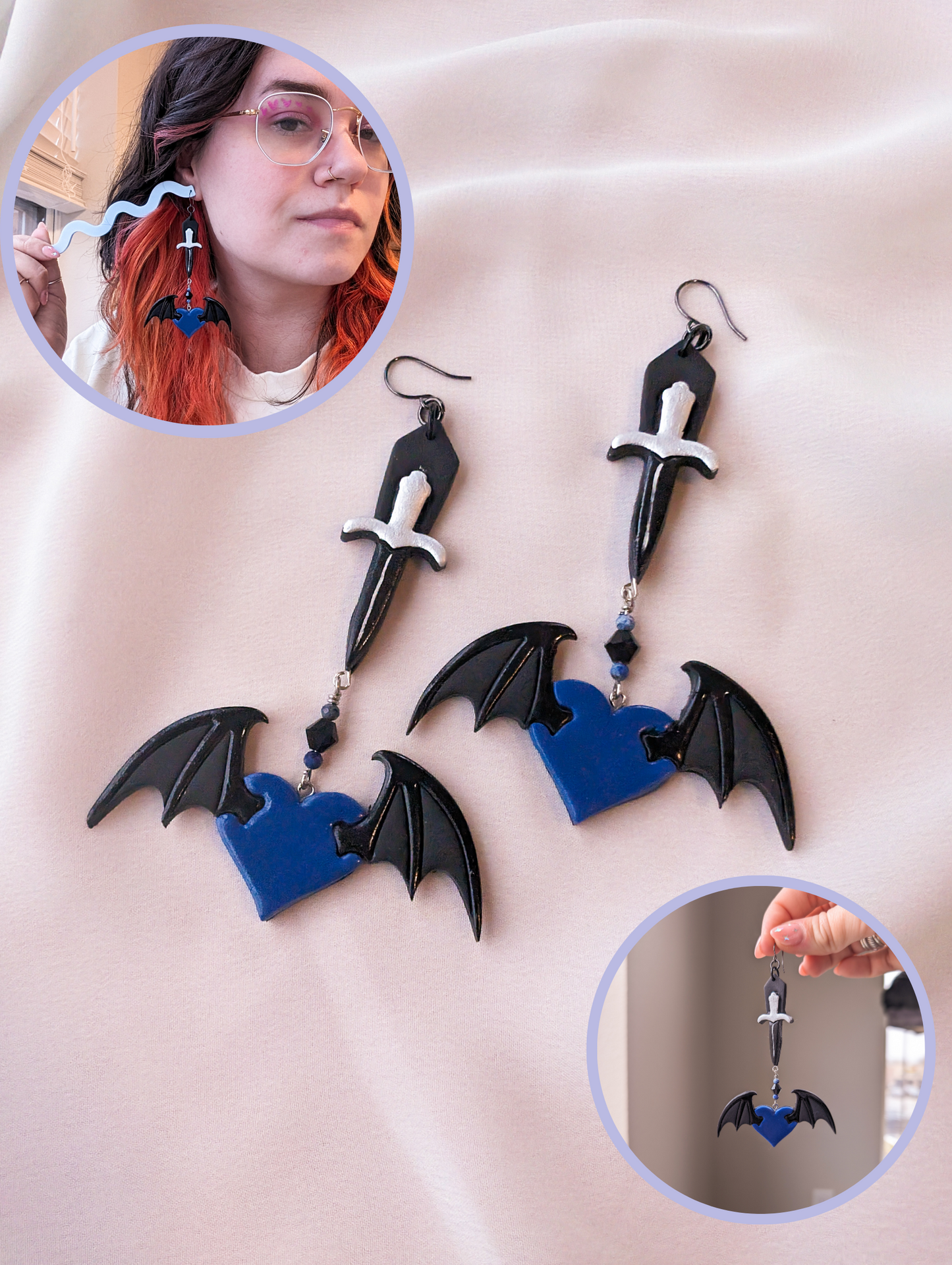 Bat Boys - Illyrian Sword or Shadow Heart - Hand Painted