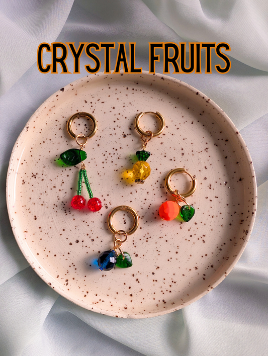 Crystal Fruits - Cherry, Blueberry, Pineapple, Orange - SINGLE CHARMS