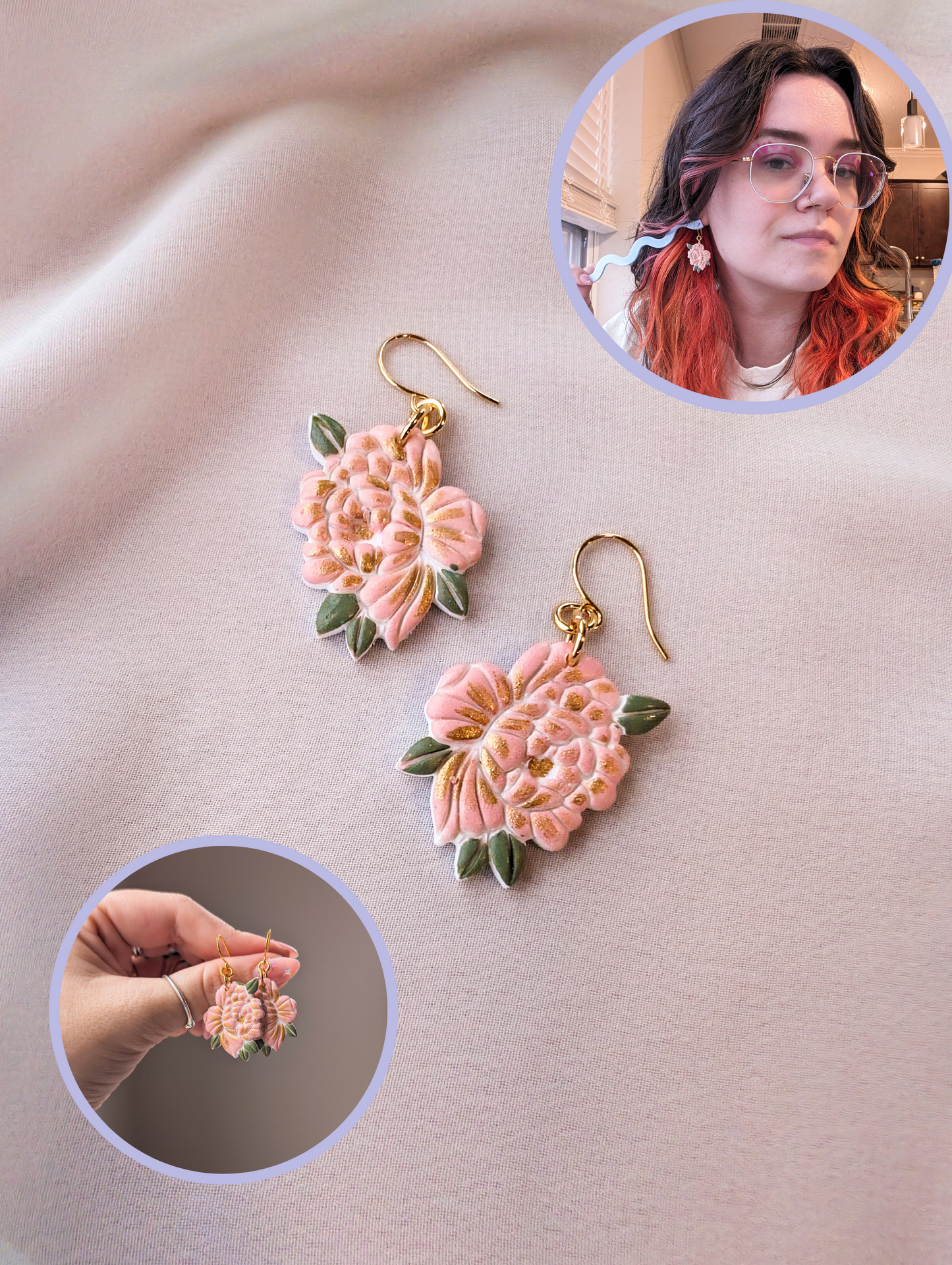 Peony - Soft Pink - Hand Painted - Choose Your Size