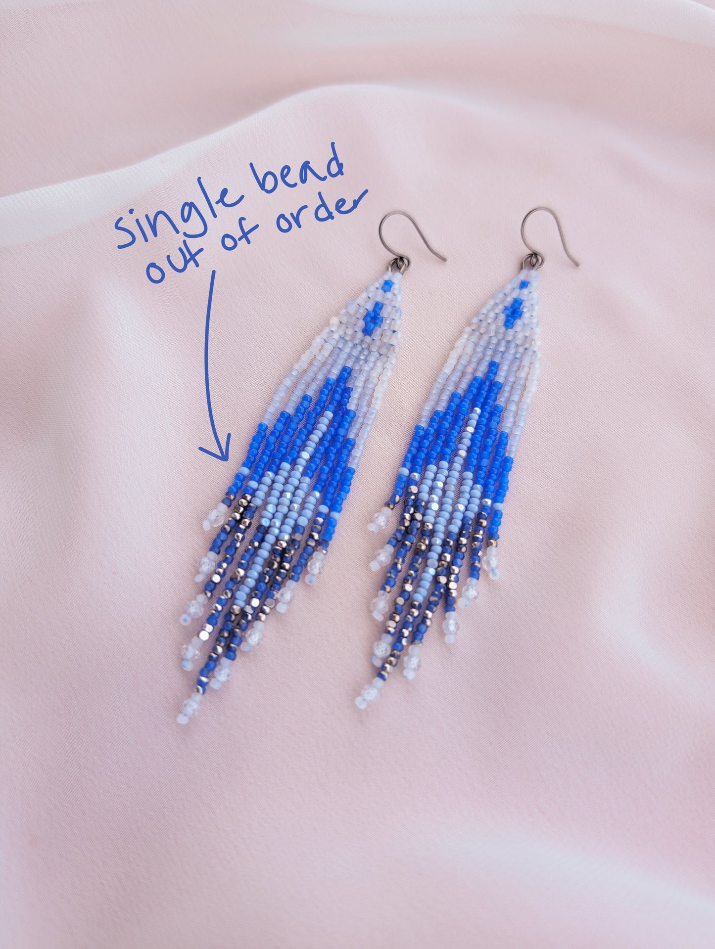 Winter Court Glimmer Fringe - Opal Crystal Tips