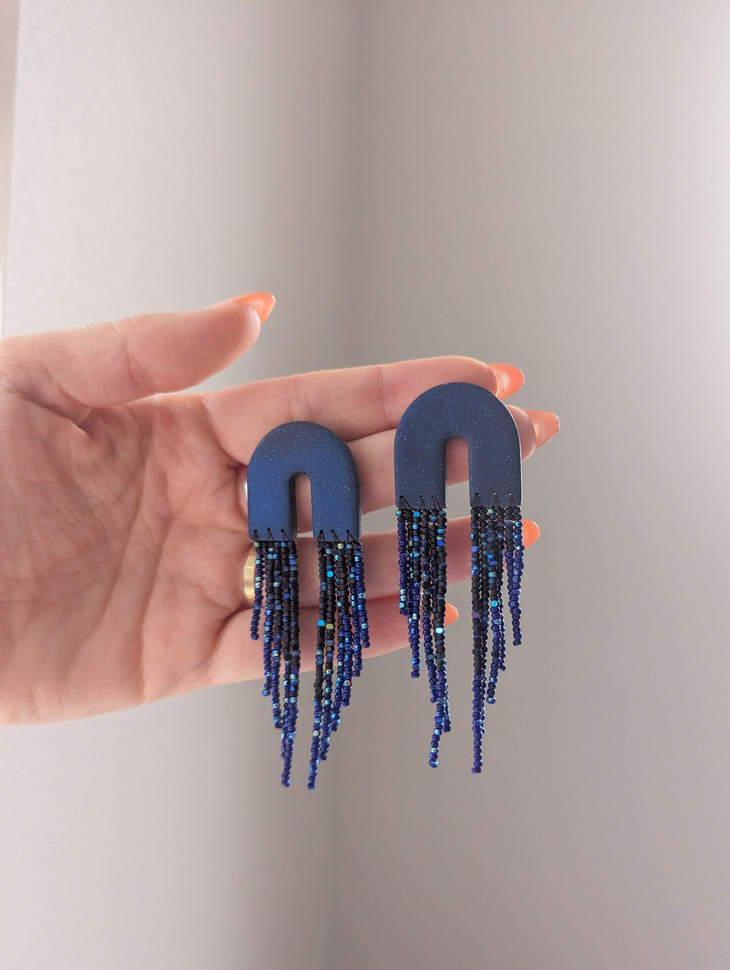 Arch Fringe - Night Sky - Blue Galaxy - Glimmer