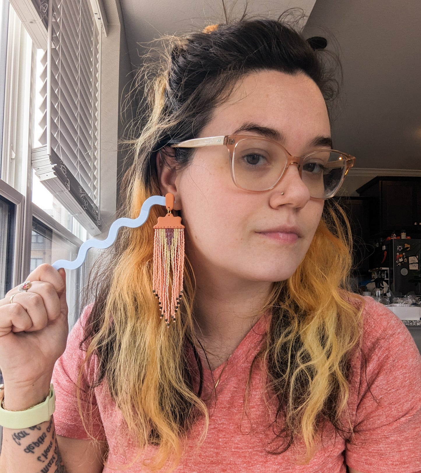 Scallop Shoulder Dusters - Serpentine Tips - Virgo