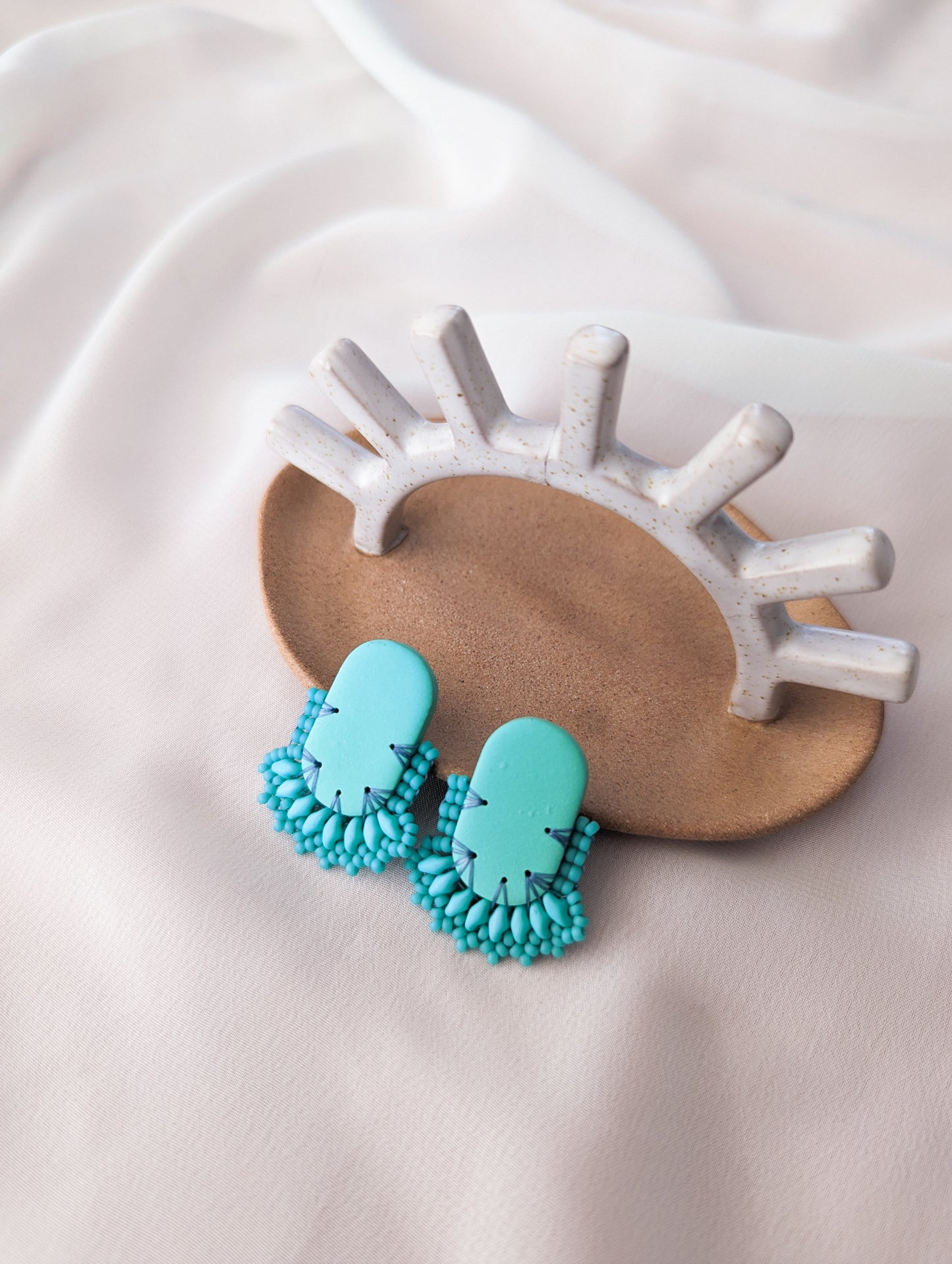 Oval Stud - Brights - Choose Your Color - Made to Order