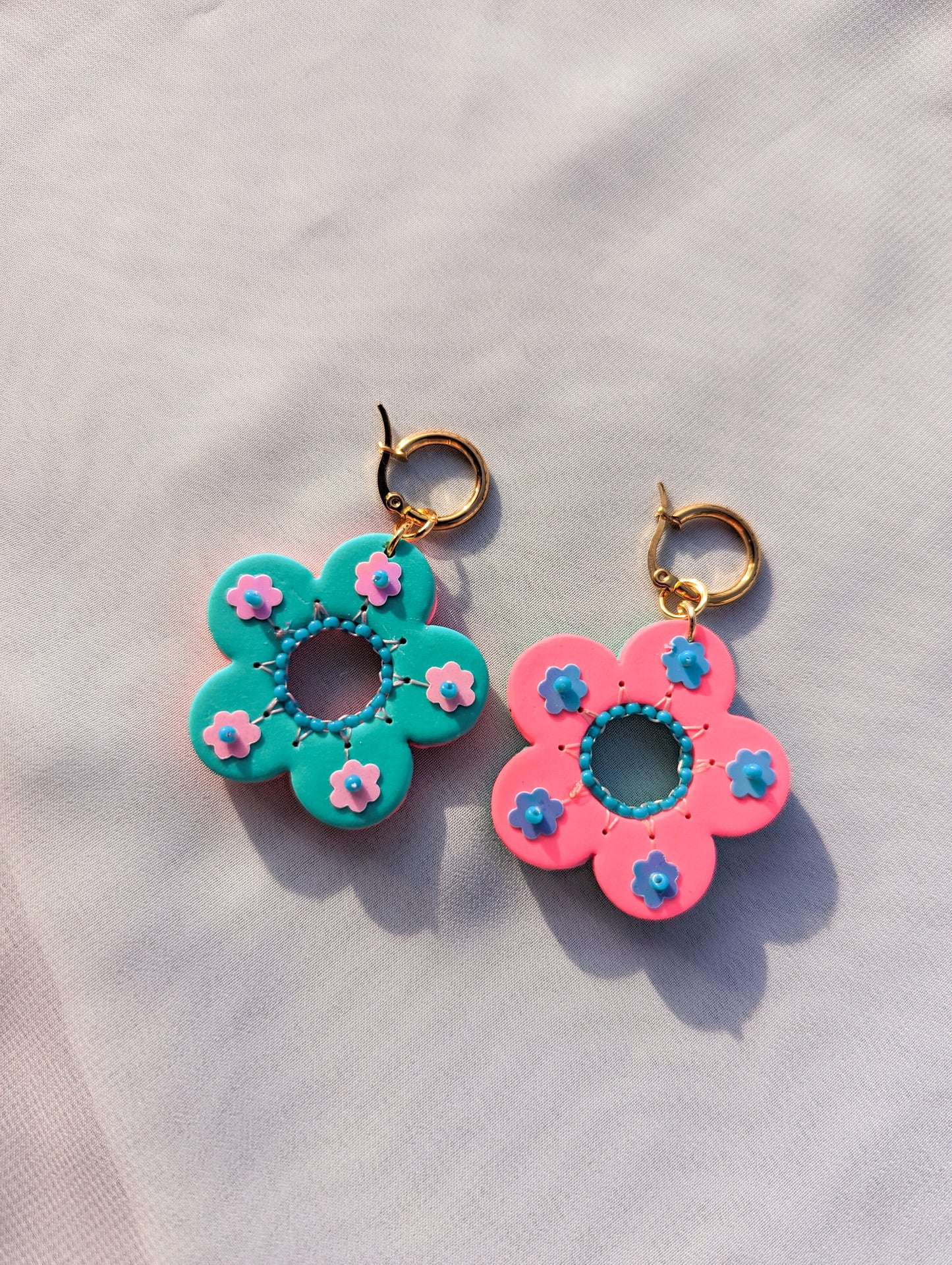Reversible Flowers - Hot Pink Cabana - Holo Flowers