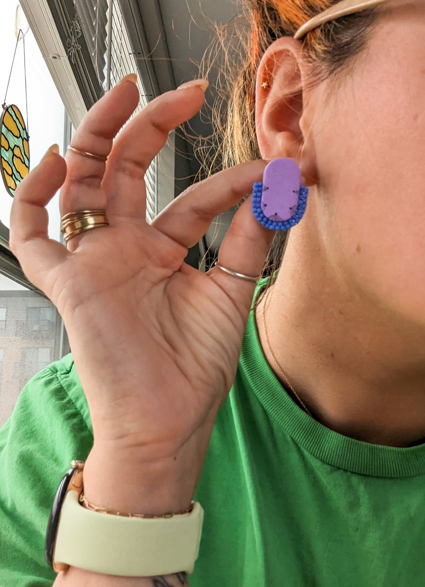 Speckled Grape - Beaded - Choose your Style