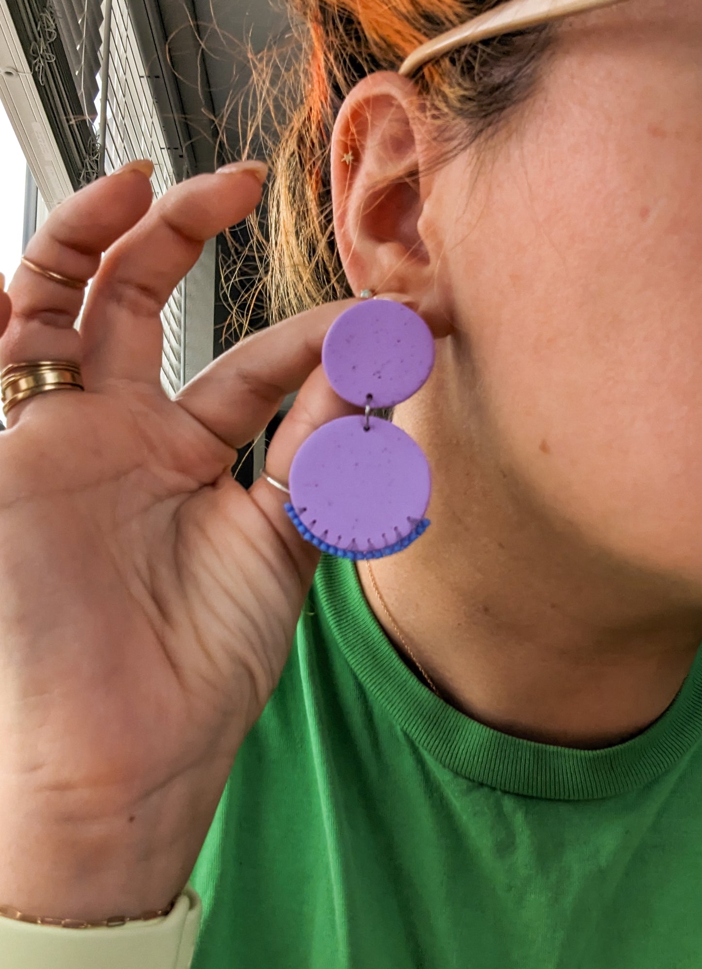 Speckled Grape - Beaded - Choose your Style