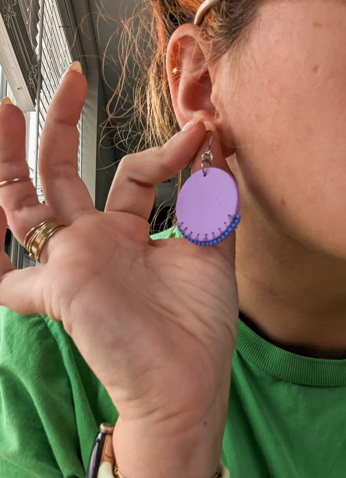 Speckled Grape - Beaded - Choose your Style
