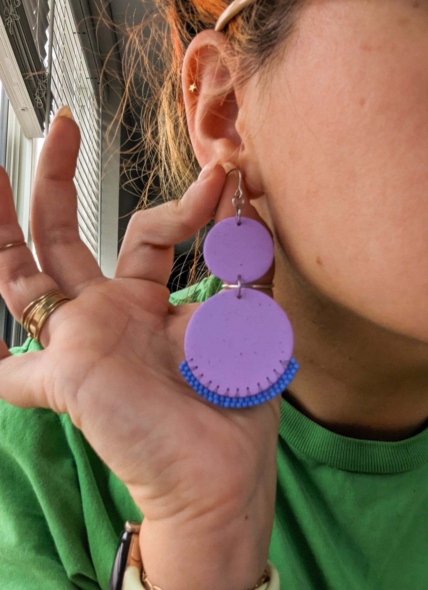 Speckled Grape - Beaded - Choose your Style