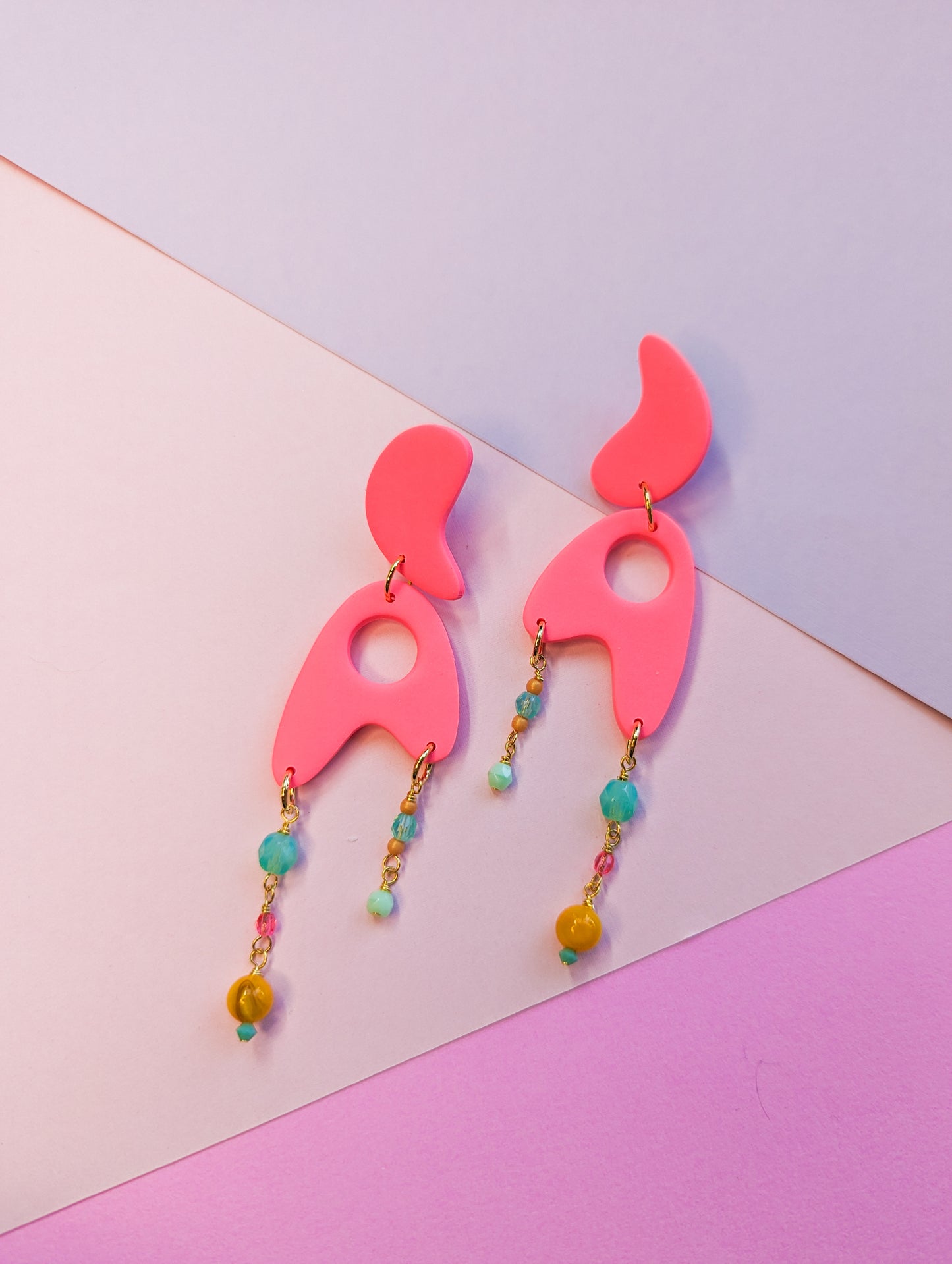 Jetsons - Hot Pink - River Shell, Crystal