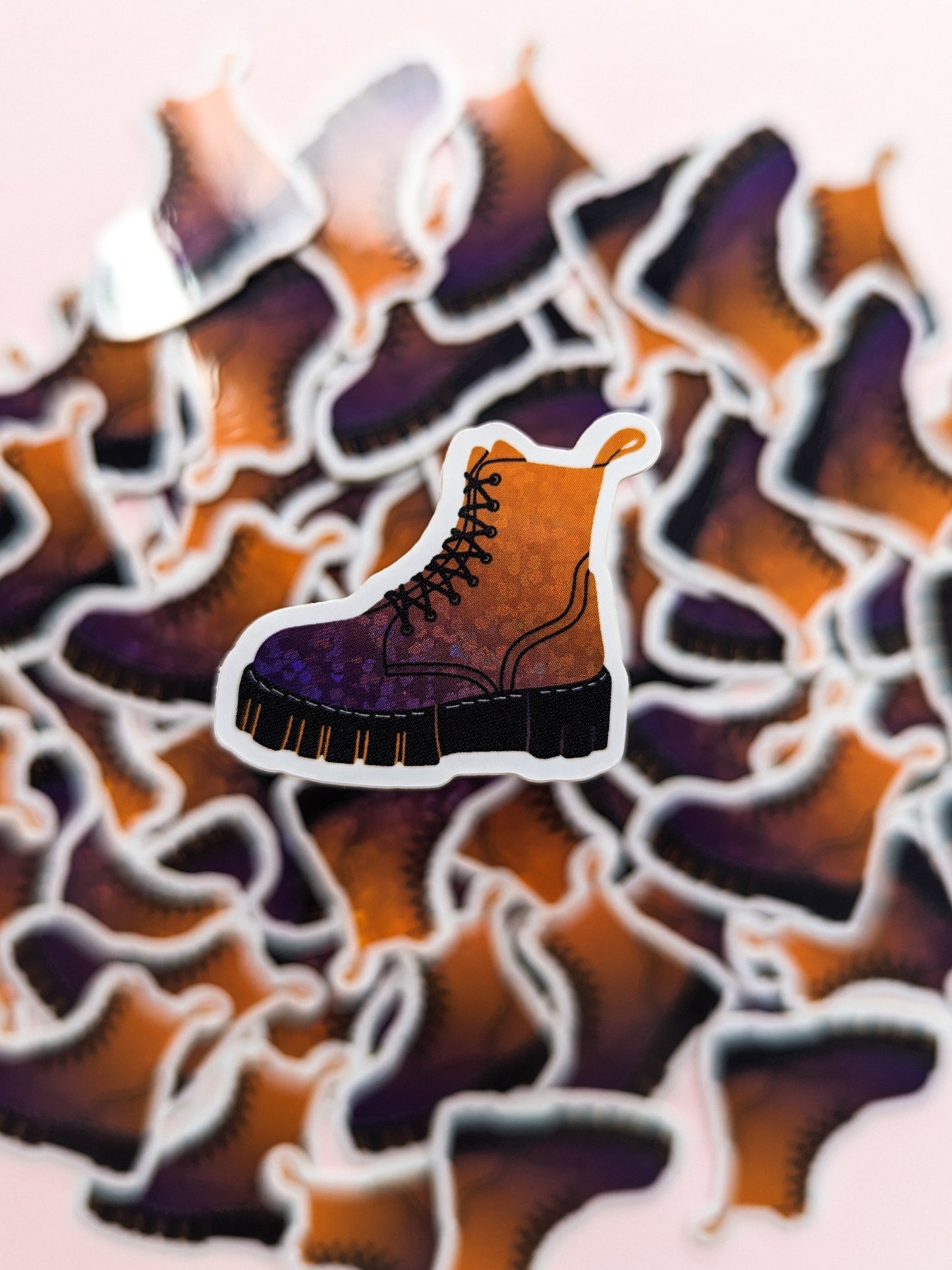Docs - Grunge - Holo Glitter Glossy