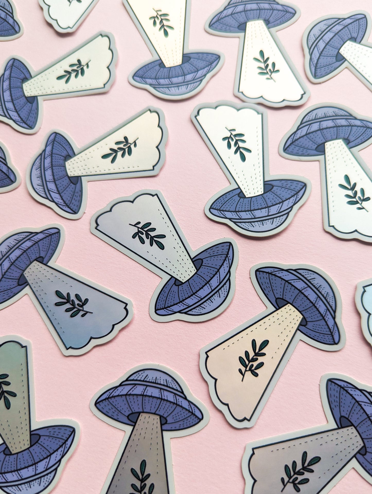 UFO Fern - Matte Holo Vinyl