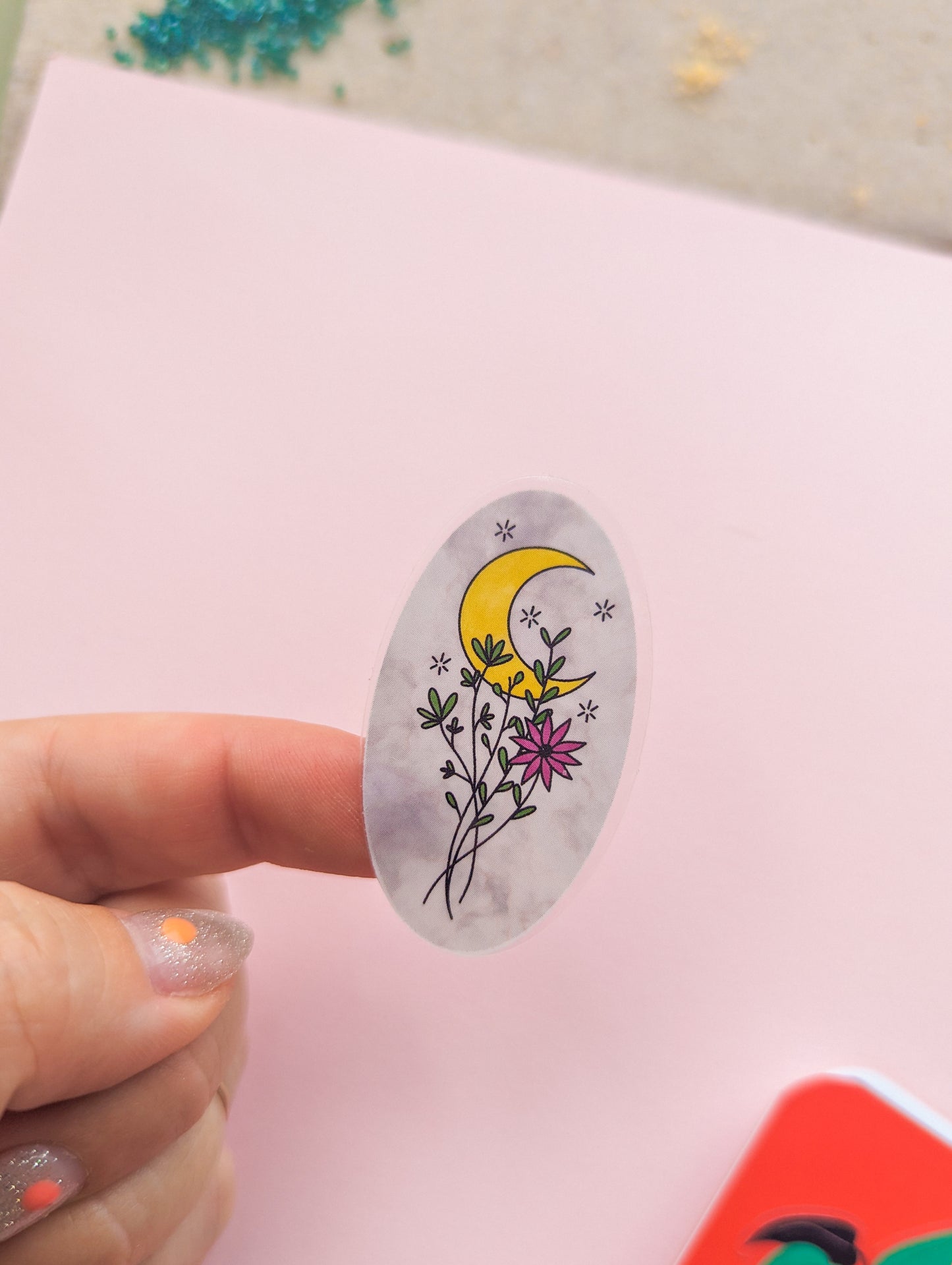 Marble Moon - Transparent Glossy