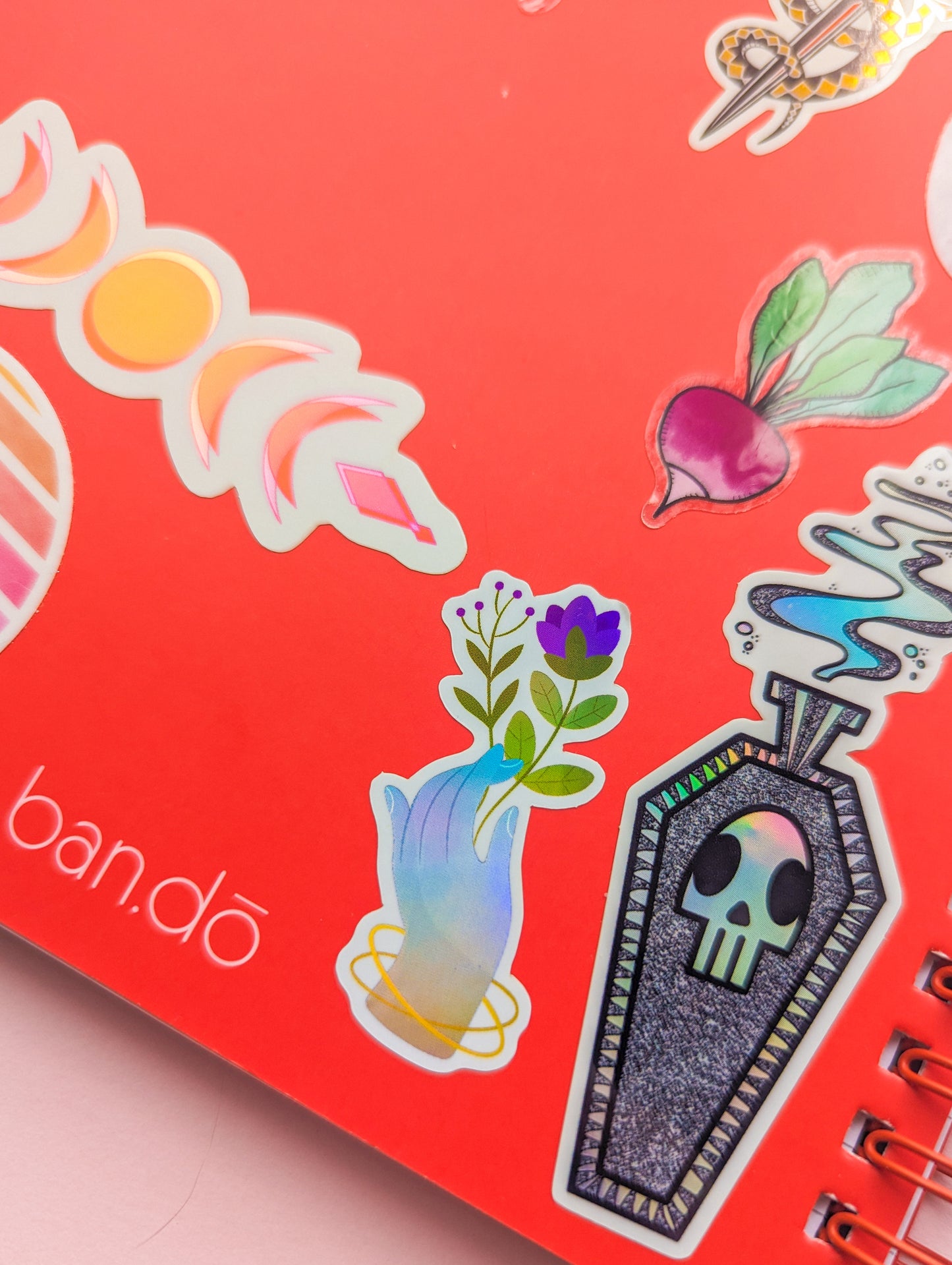 Floral Hands - Holographic Glossy