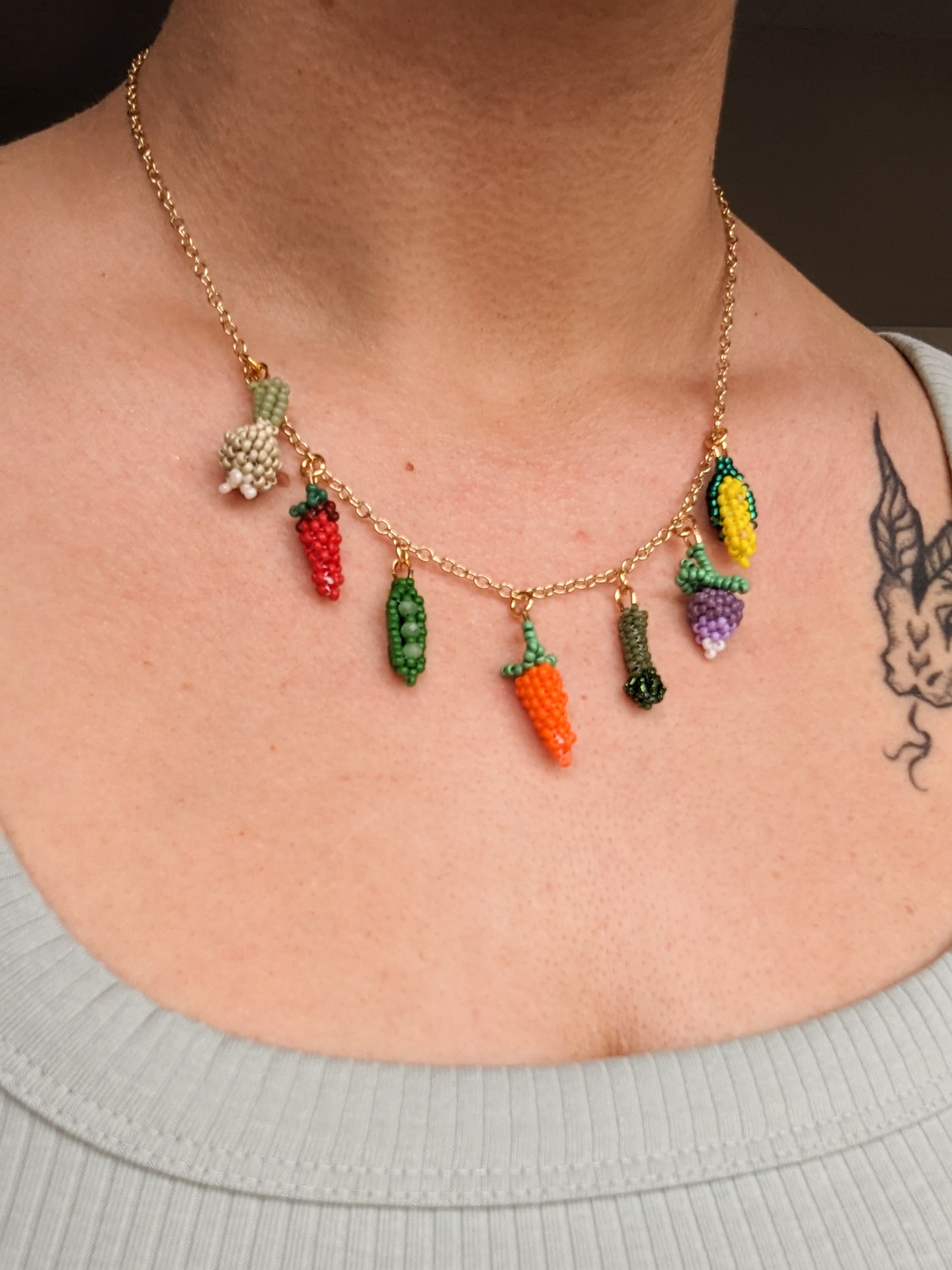 Custom Charm Necklace - 7 Charms
