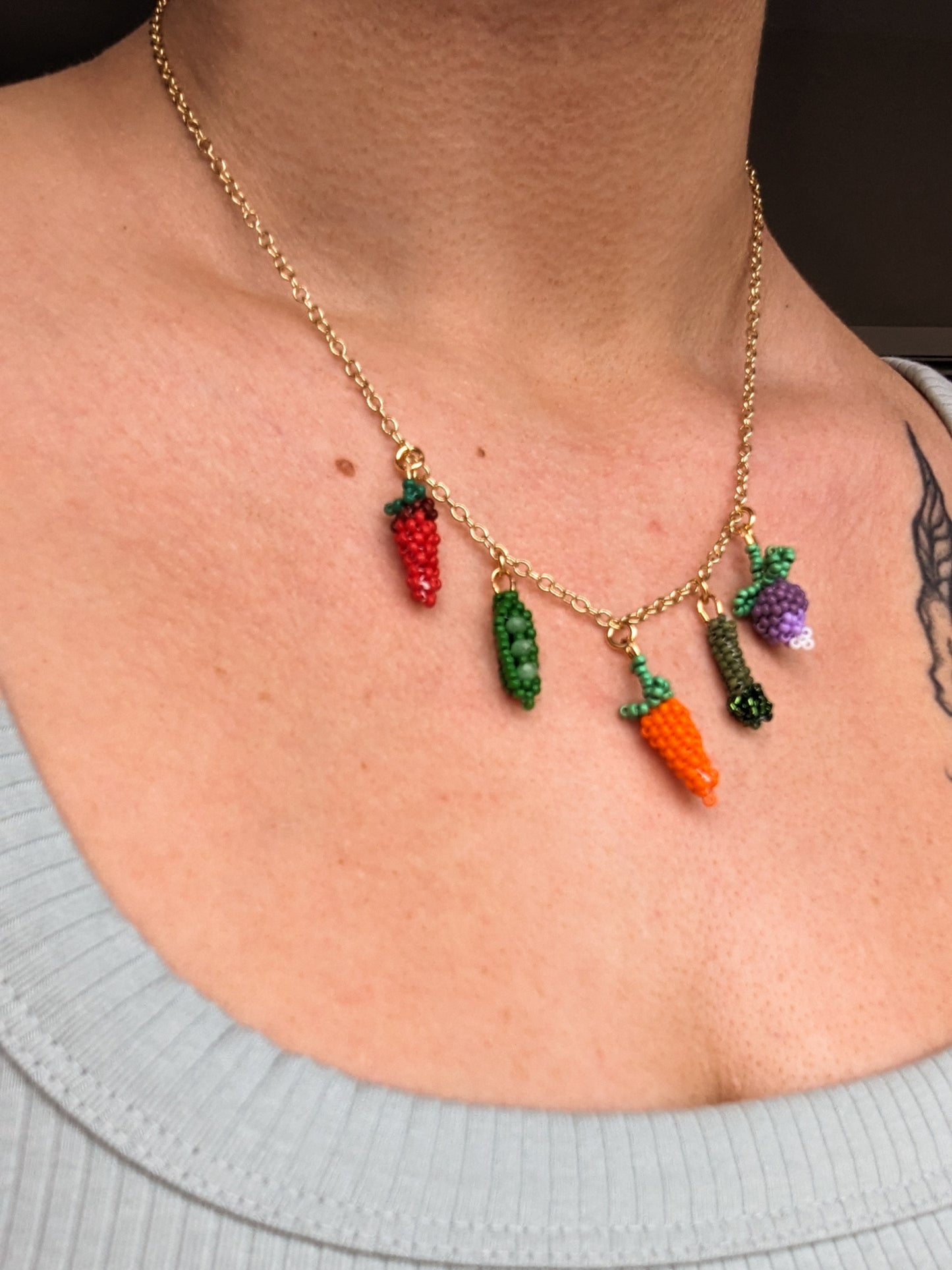 Custom Charm Necklace - 5 Charms