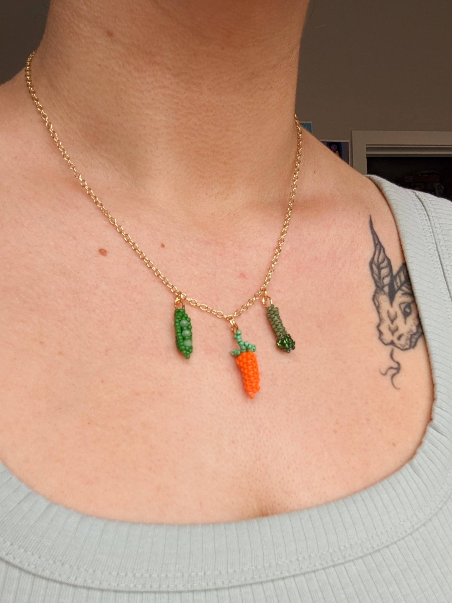 Custom Charm Necklace - 3 Charms