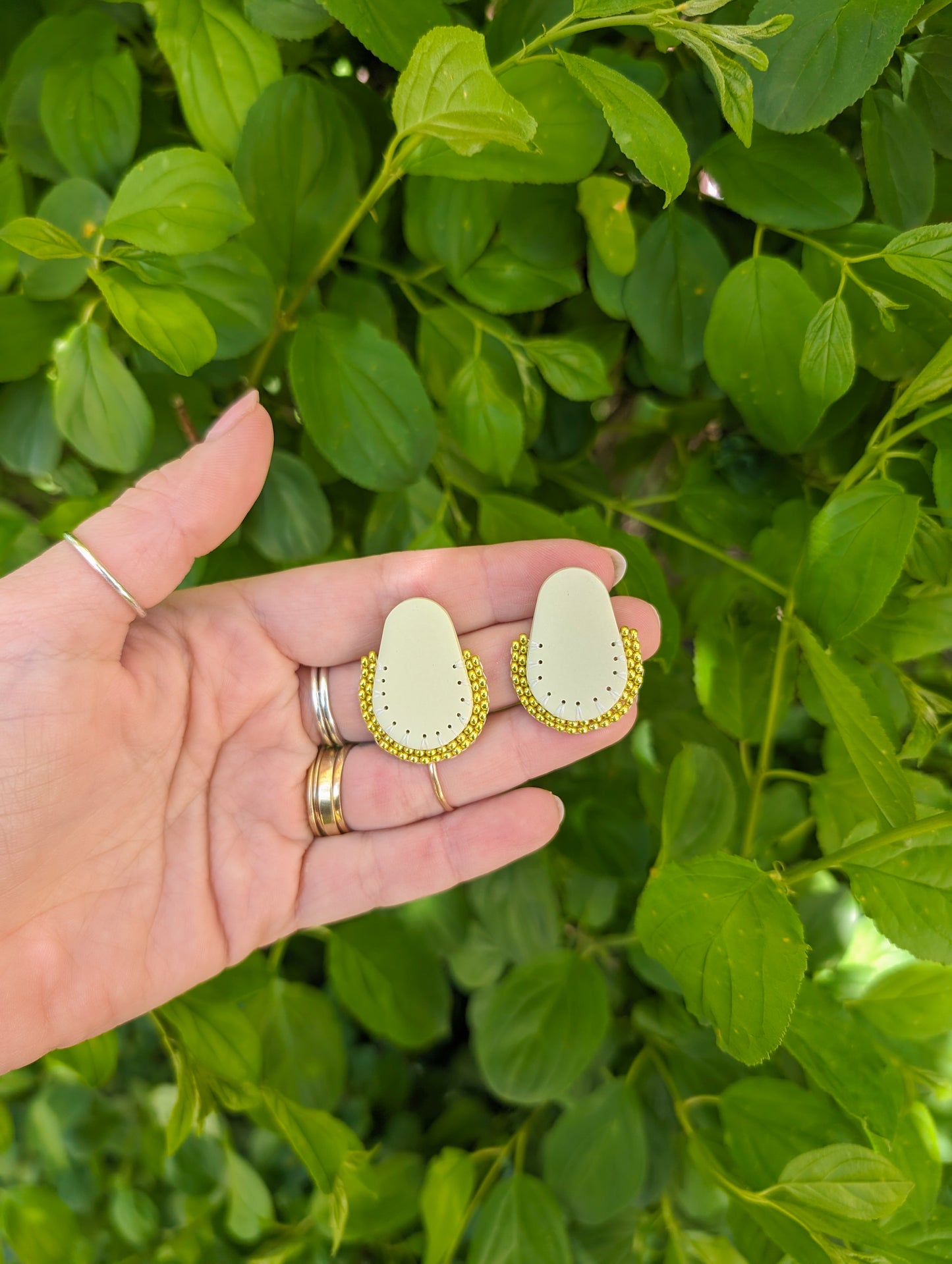 Teardrop Stud - Lime Zest - Limited