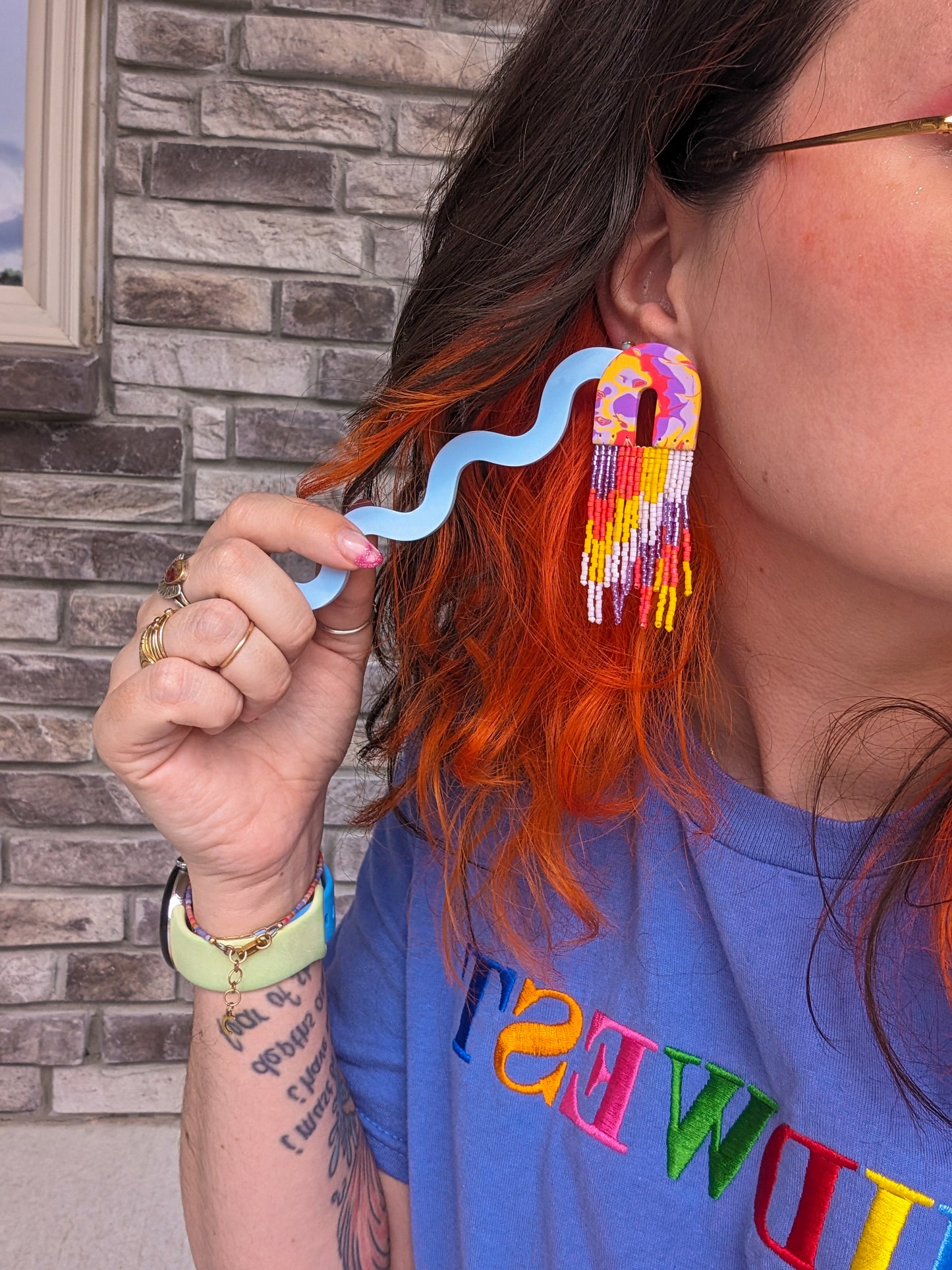 Arch Fringe - Raspberry Swirl