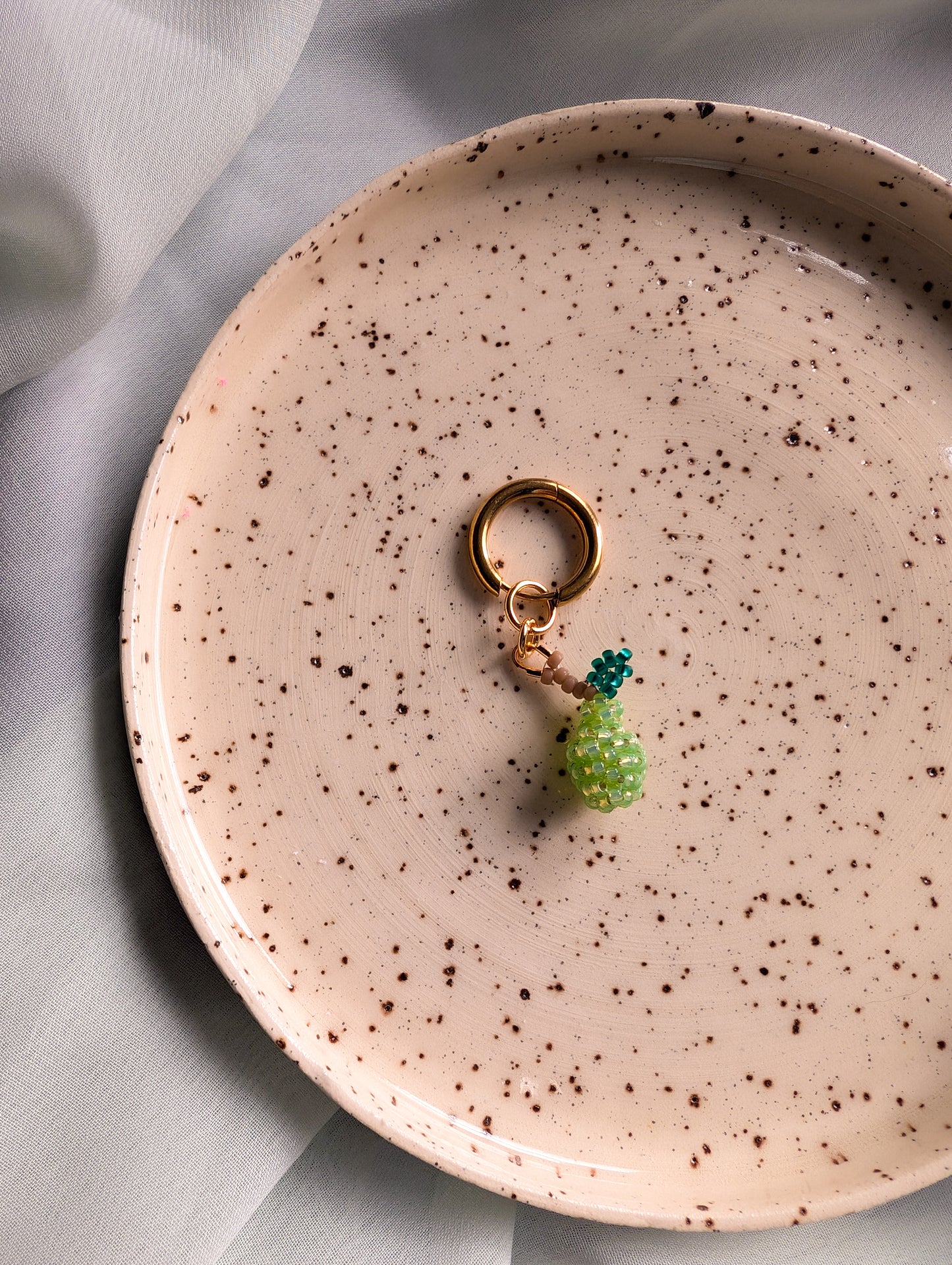 Summer Fruits - Pear, Peach, Strawberry - SINGLE CHARMS