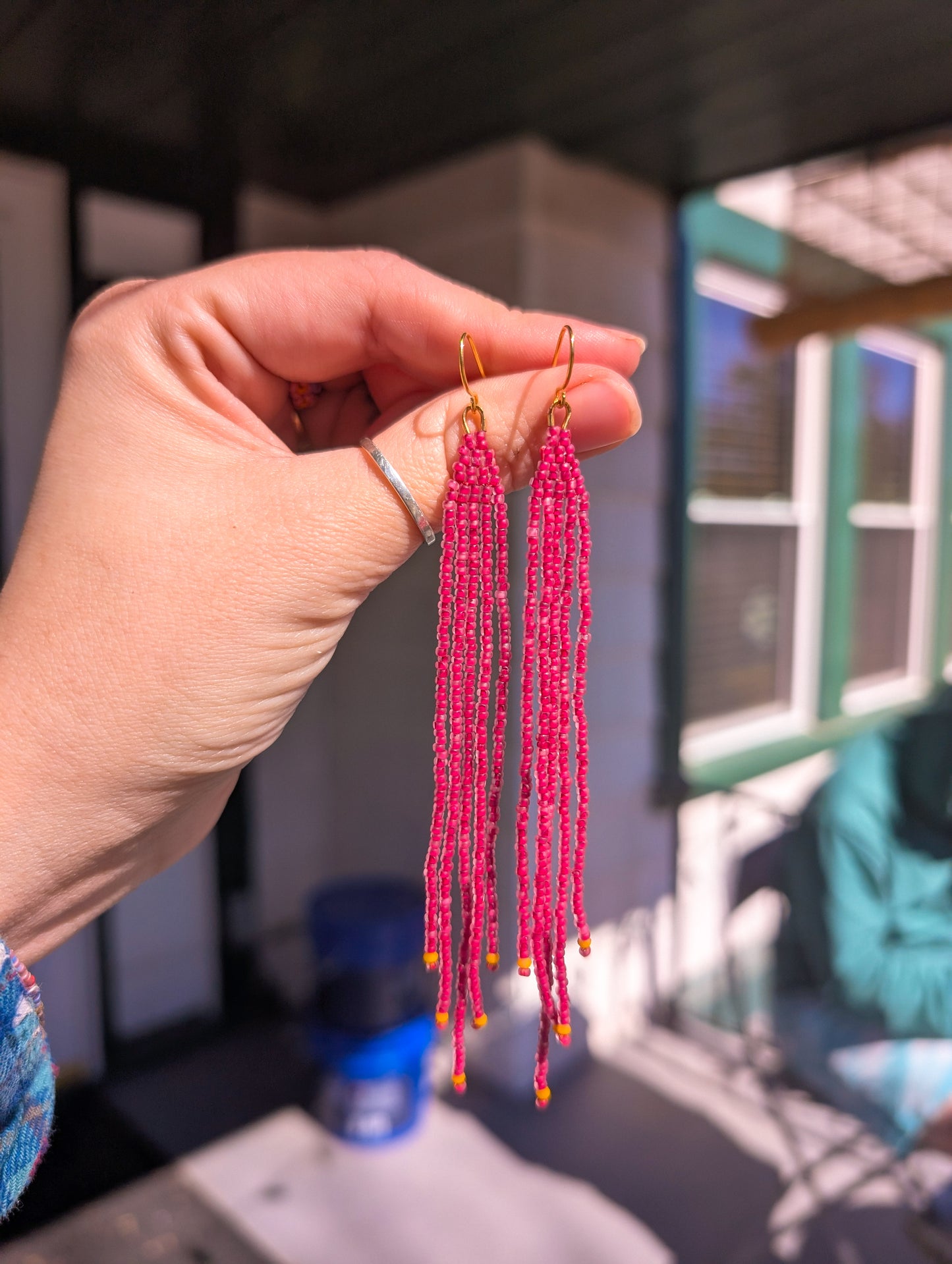 Merlot Glimmer Fringe