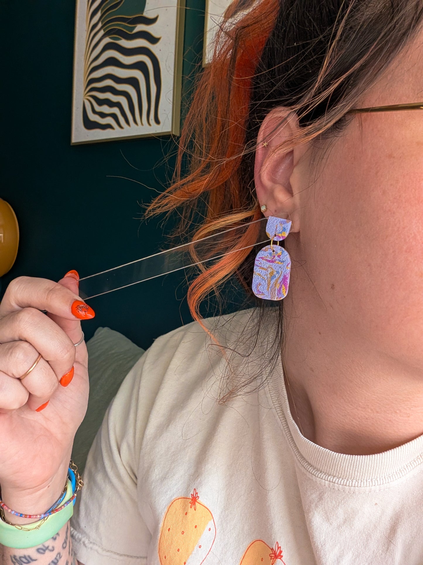 Mini Soft Drop - Textured Swirls