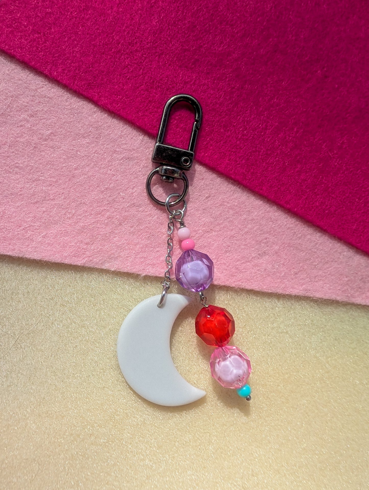 Bag Charm - Lavender Moon