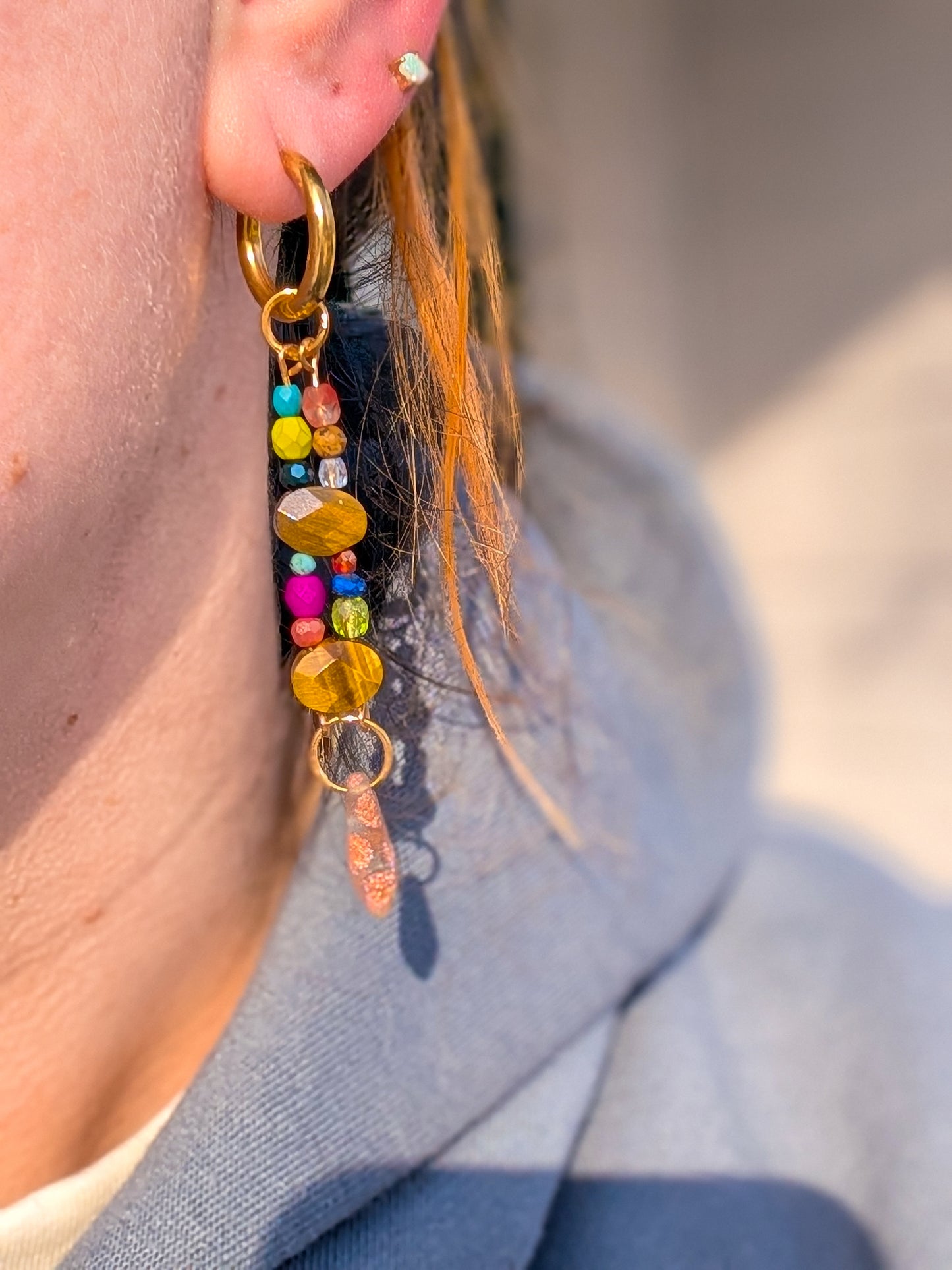 Jasper, Onyx, Tigers Eye, Lapis Lazuli, Etched Dagger - Gemstone Gallery #8