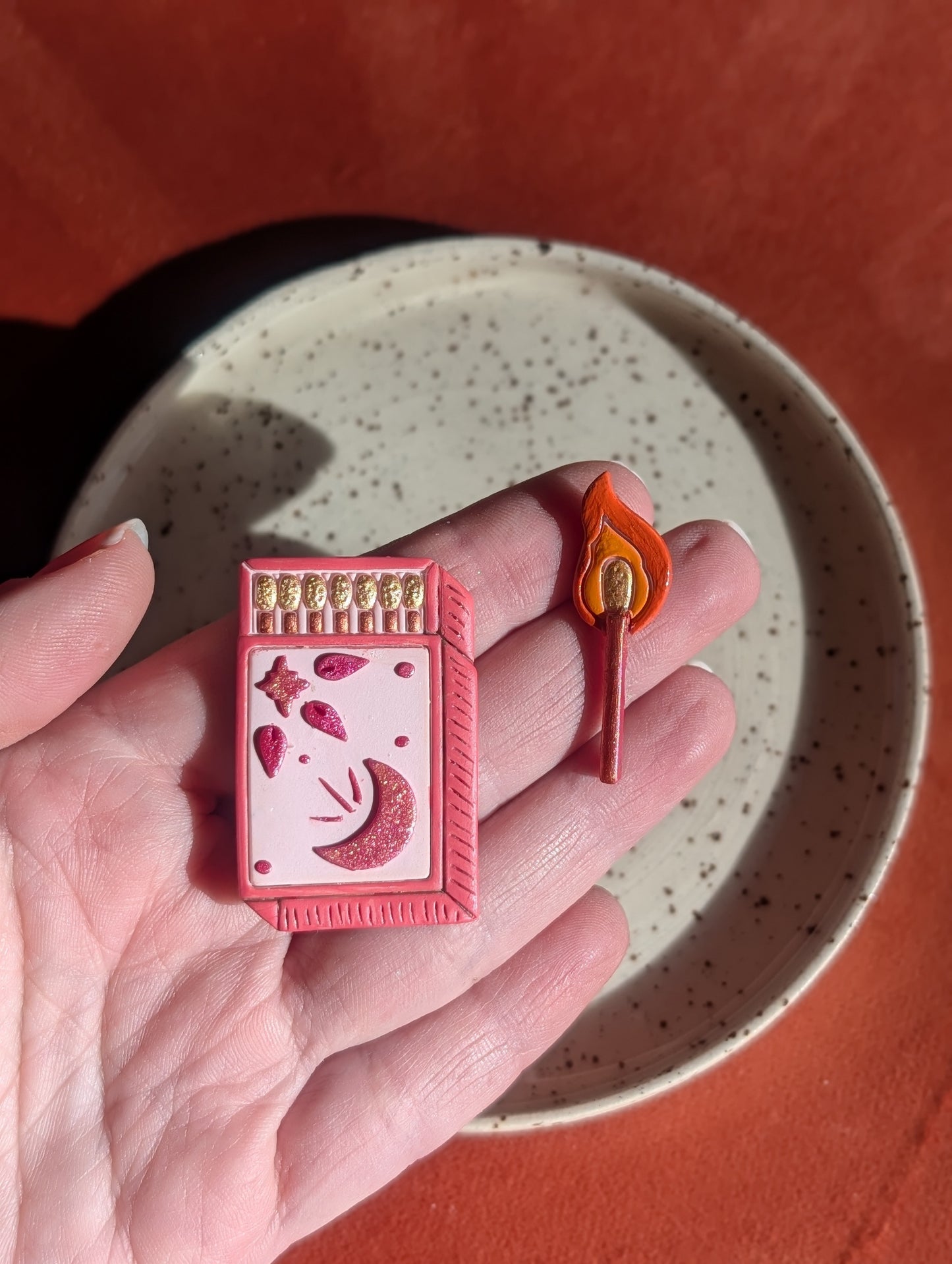 Fridge Magnets - Match Box & Match - Celestial Pink