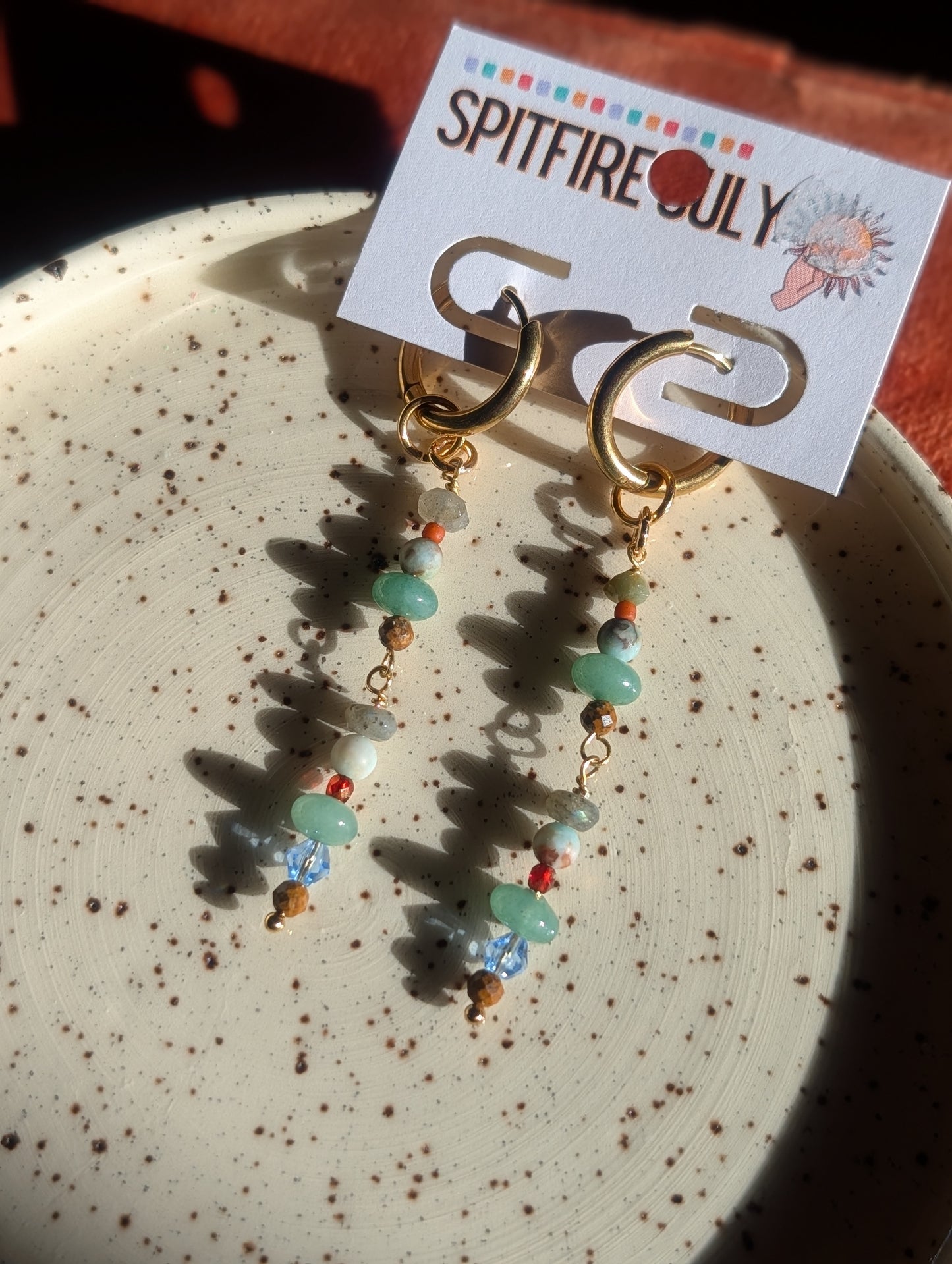 Charms - Gems - Labradorite, Amazonite, Unakite, Jade, Vintage Glass