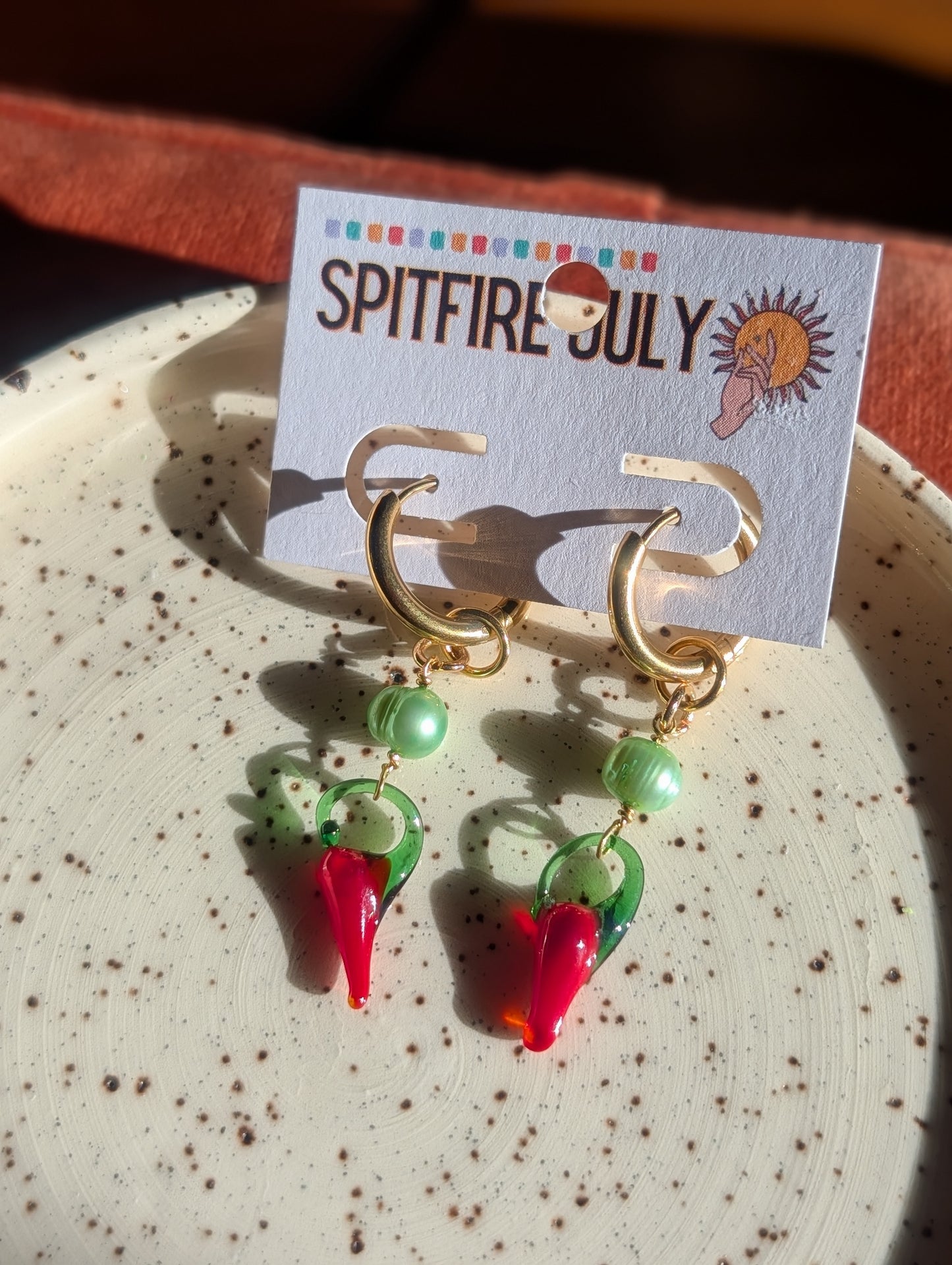 Charms - Spicy Peppers & Lime Freshwater Pearl