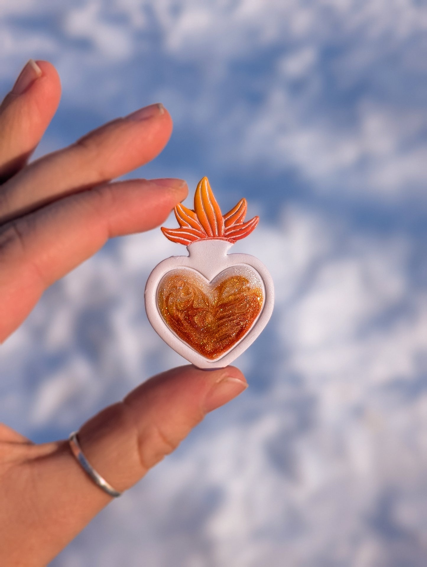 Fridge Magnets - Sacred Heart - Golden