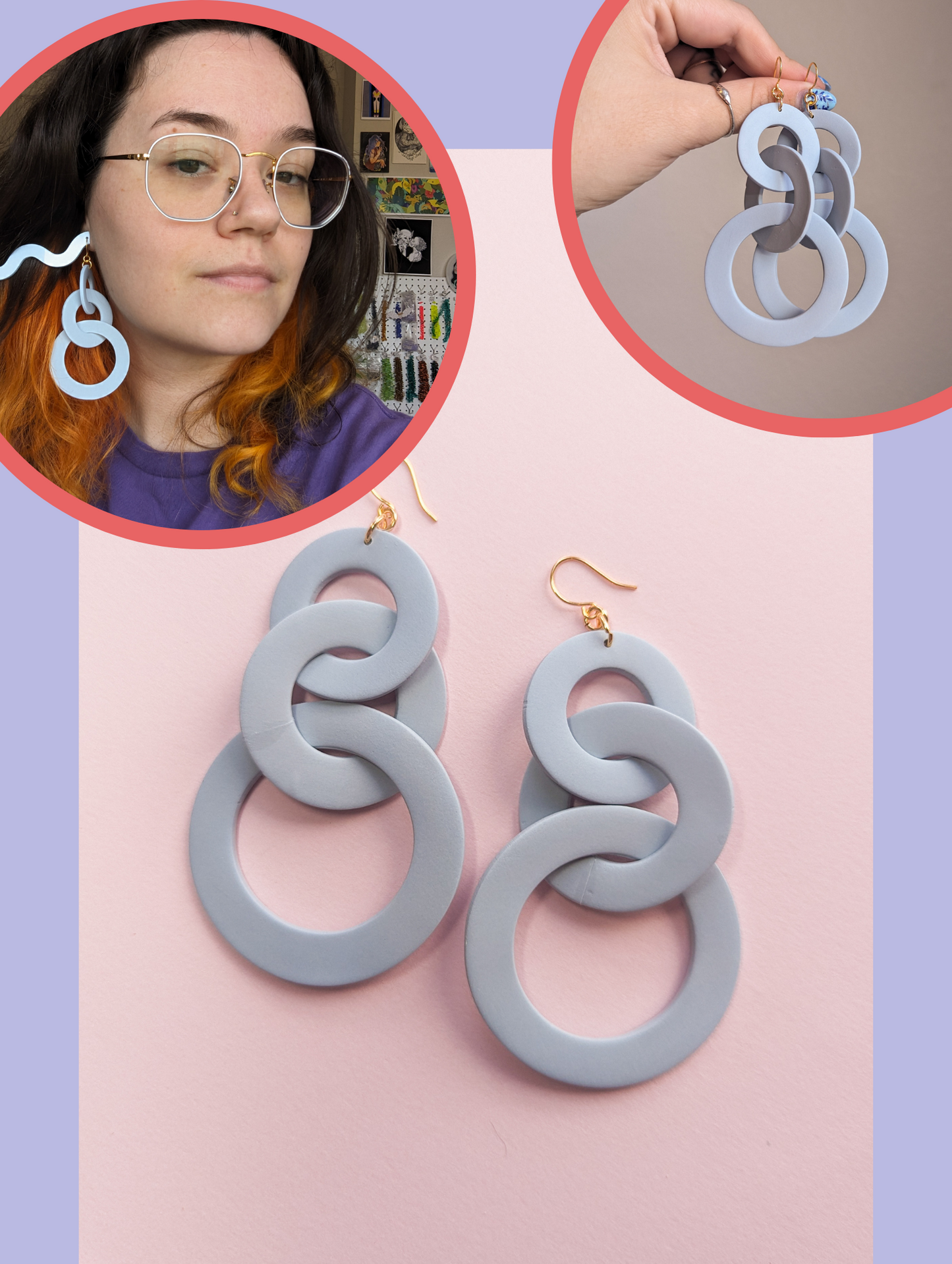 Triple Links - Mega - Soft Neutrals - Choose your Color