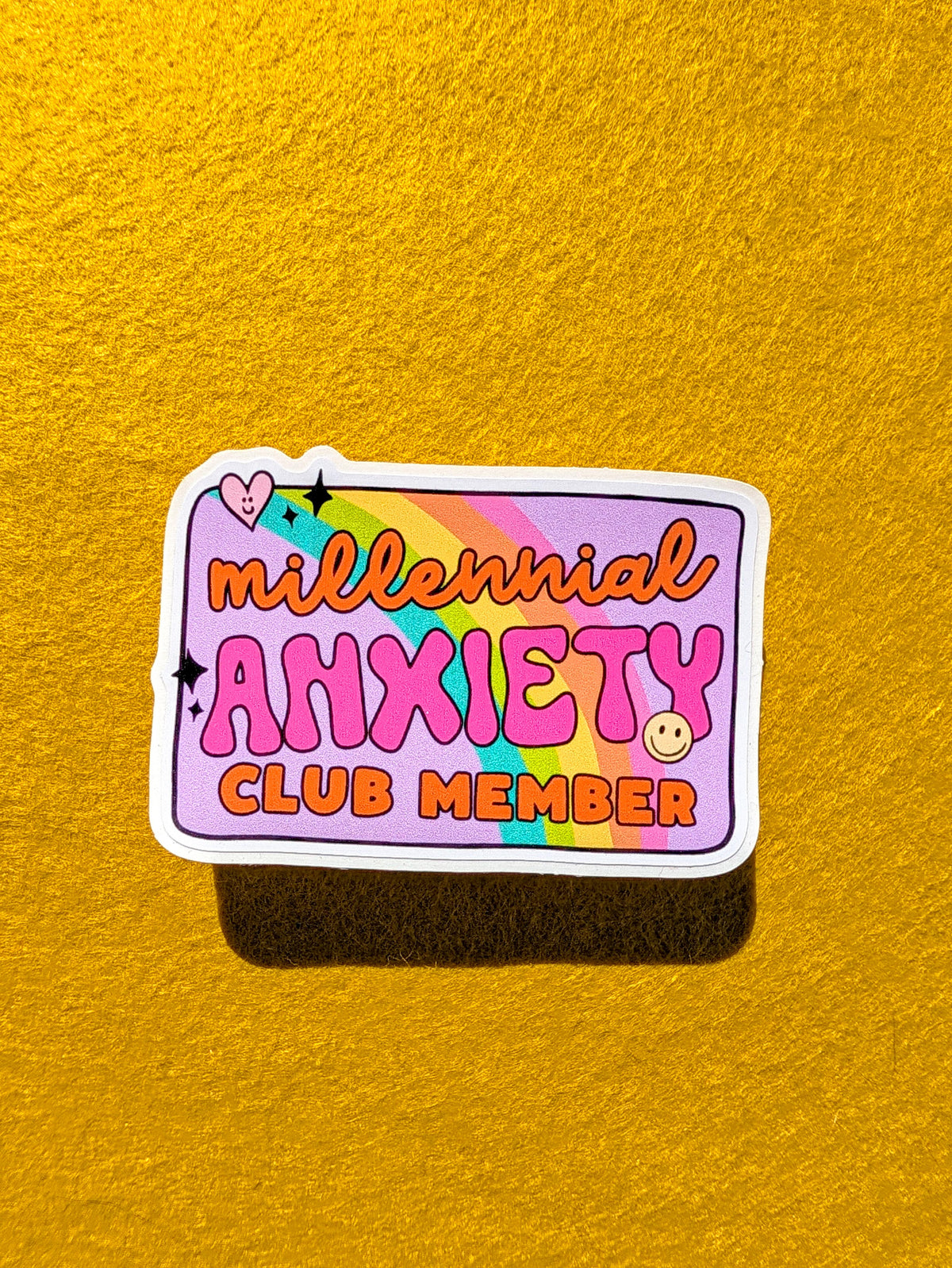 Millennial Anxiety Club Member Badge