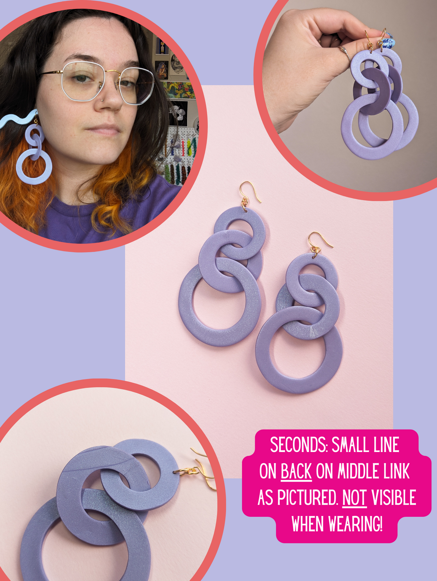 Triple Links - Mega - Soft Neutrals - Choose your Color