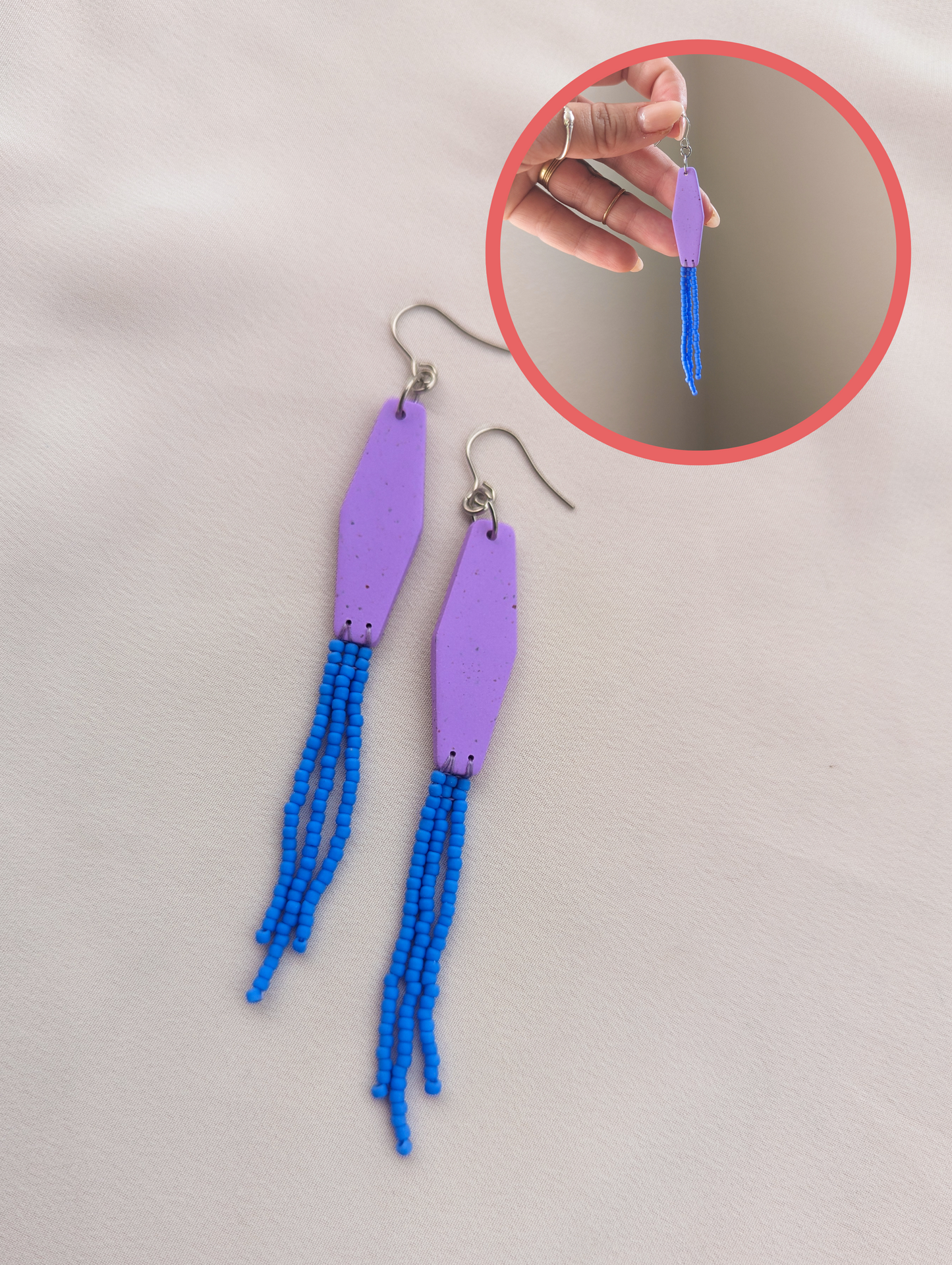 Speckled Grape - Beaded - Choose your Style
