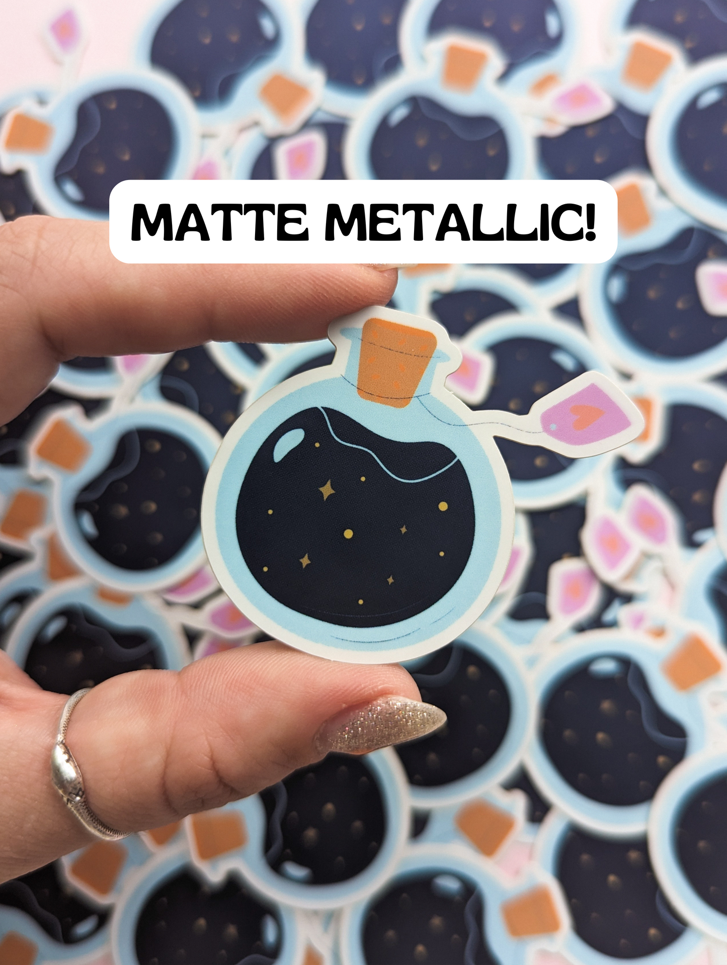 Potion Bottle - Spacey - Matte Holographic