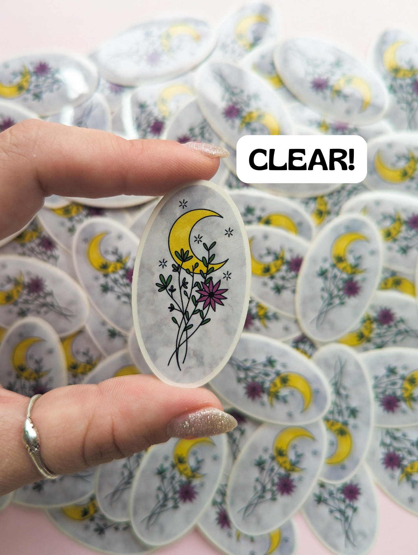 Marble Moon - Transparent Glossy