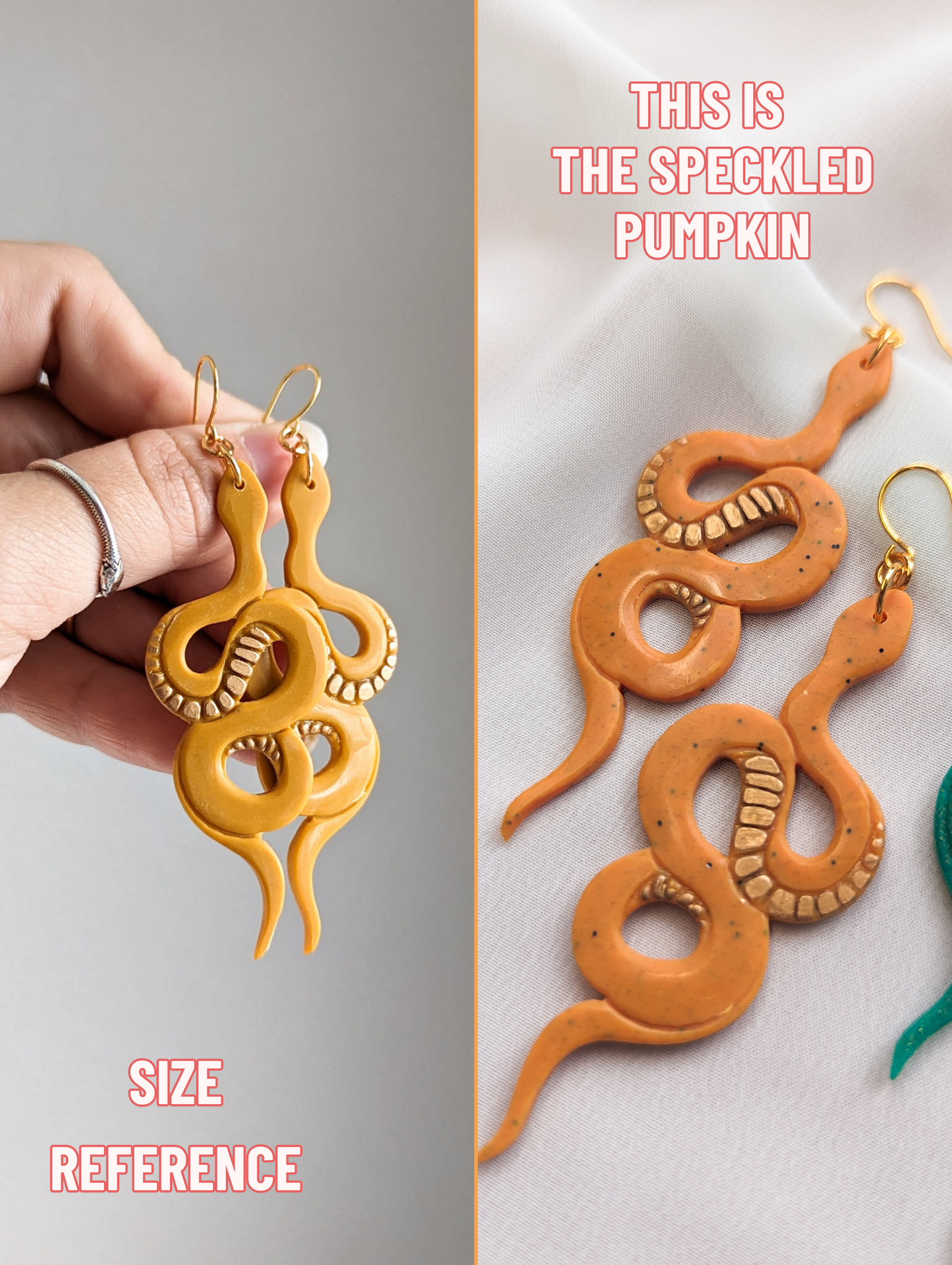 Coiled Snake - Choose Your Color - Buffed - Liquid Gold