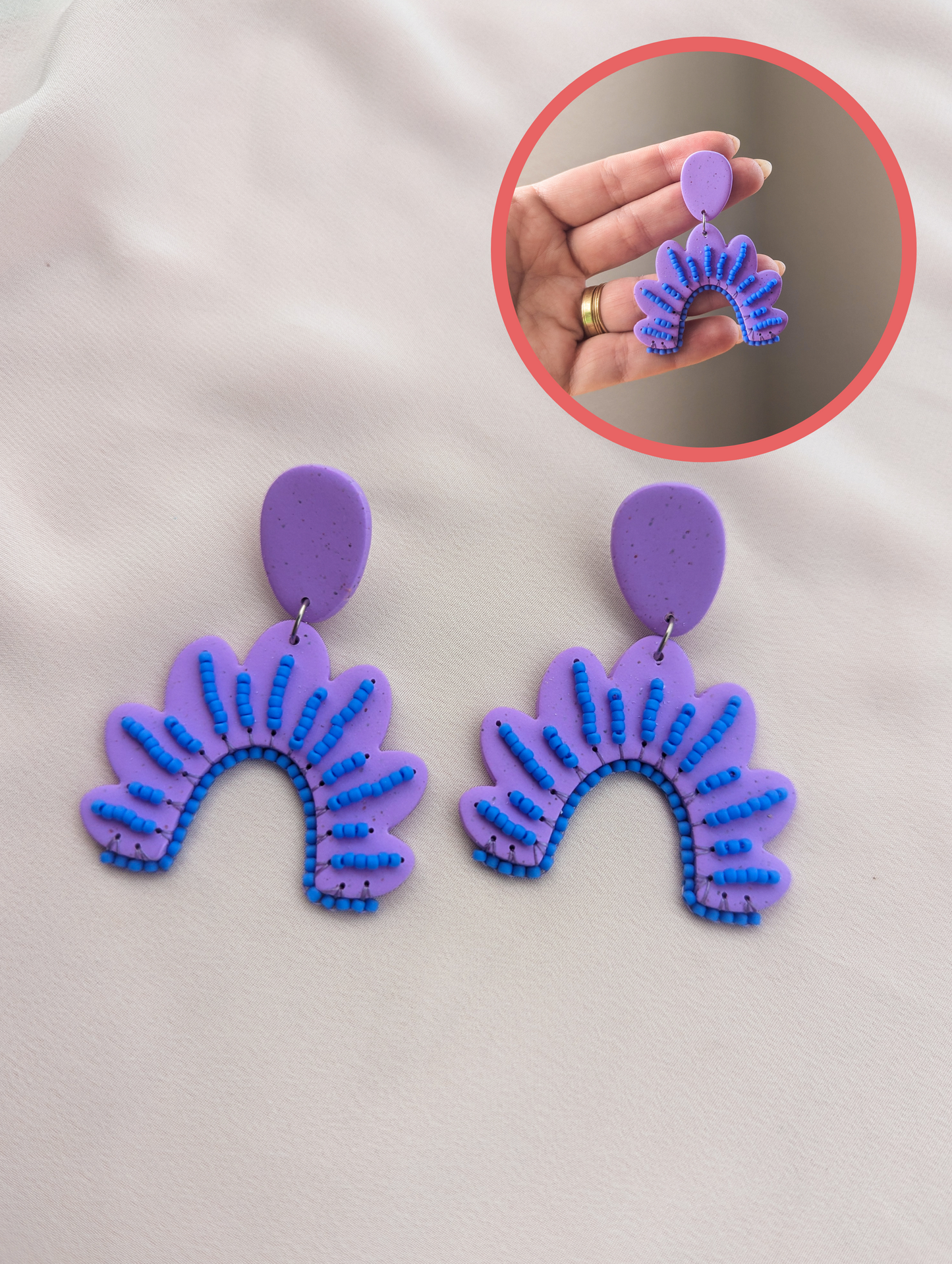 Speckled Grape - Beaded - Choose your Style