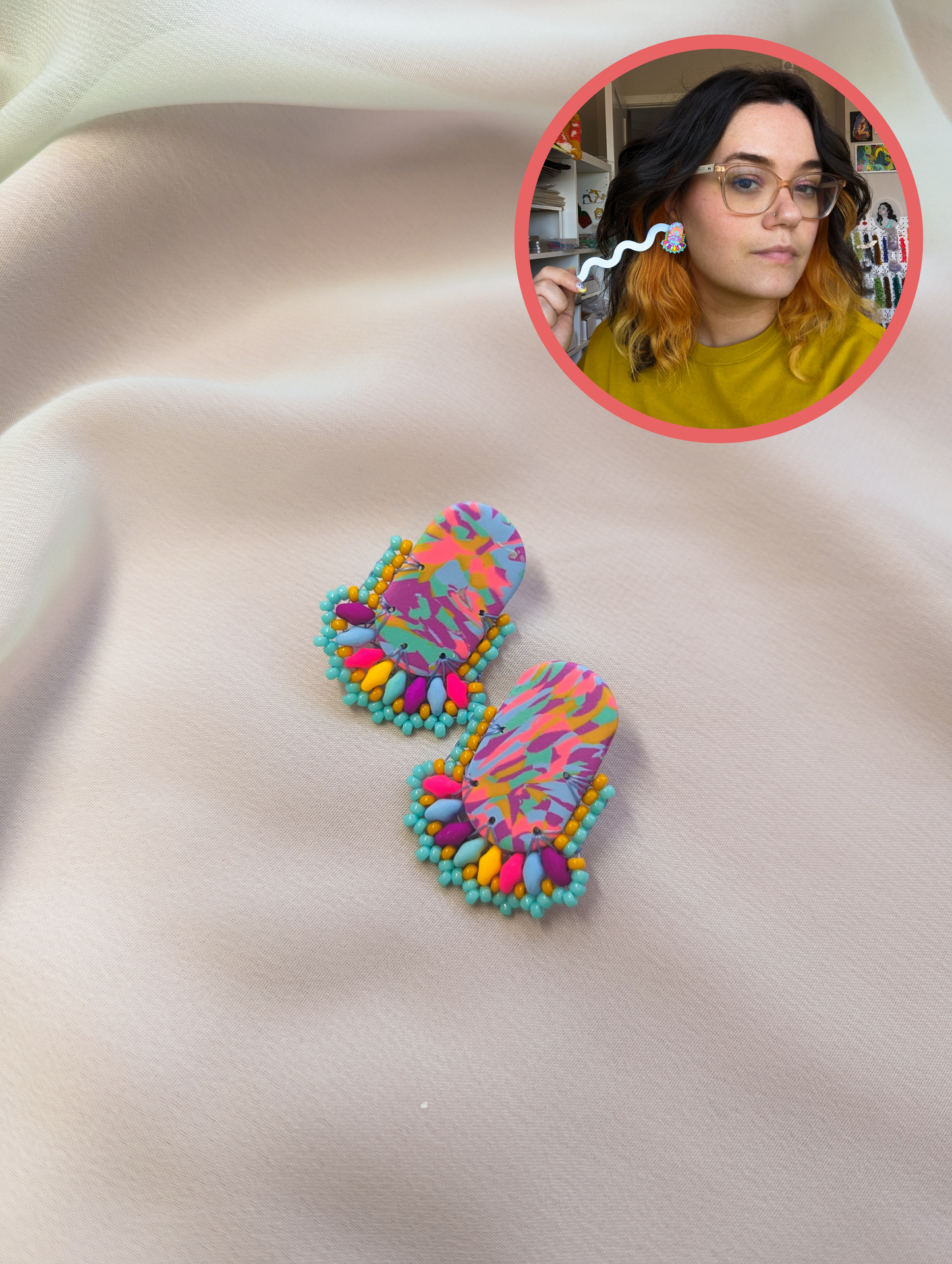 Oval Studs - Choose your Pair - Tropical