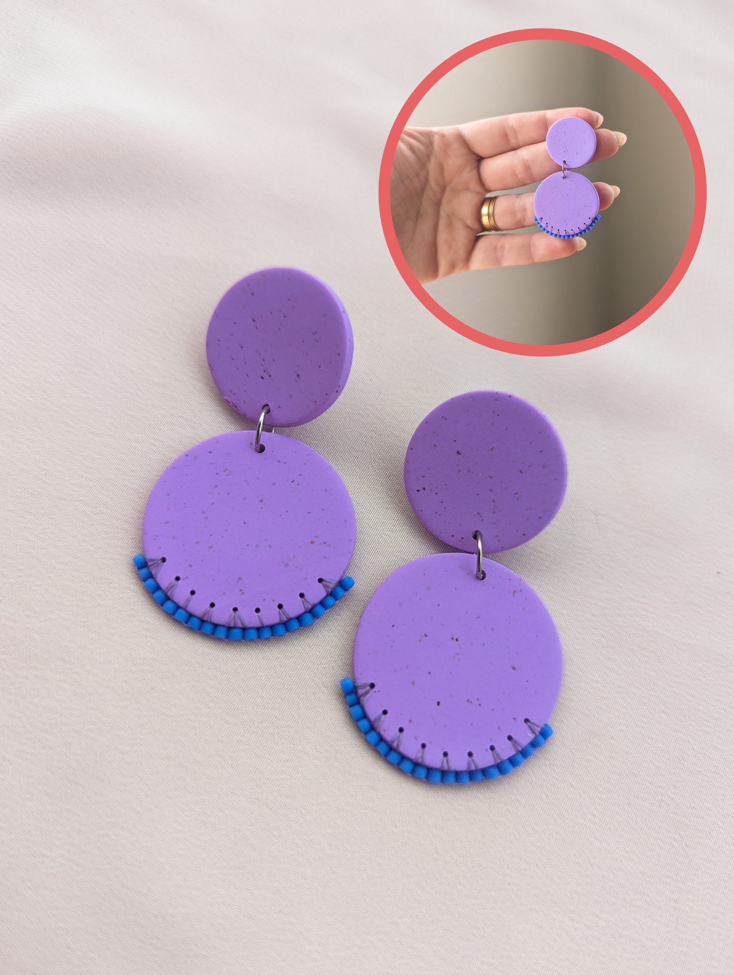 Speckled Grape - Beaded - Choose your Style