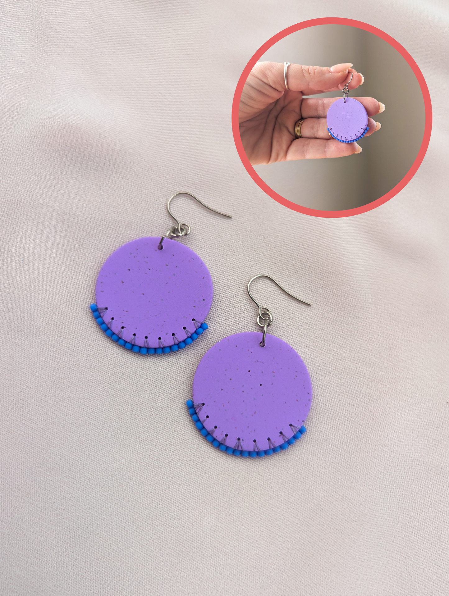 Speckled Grape - Beaded - Choose your Style