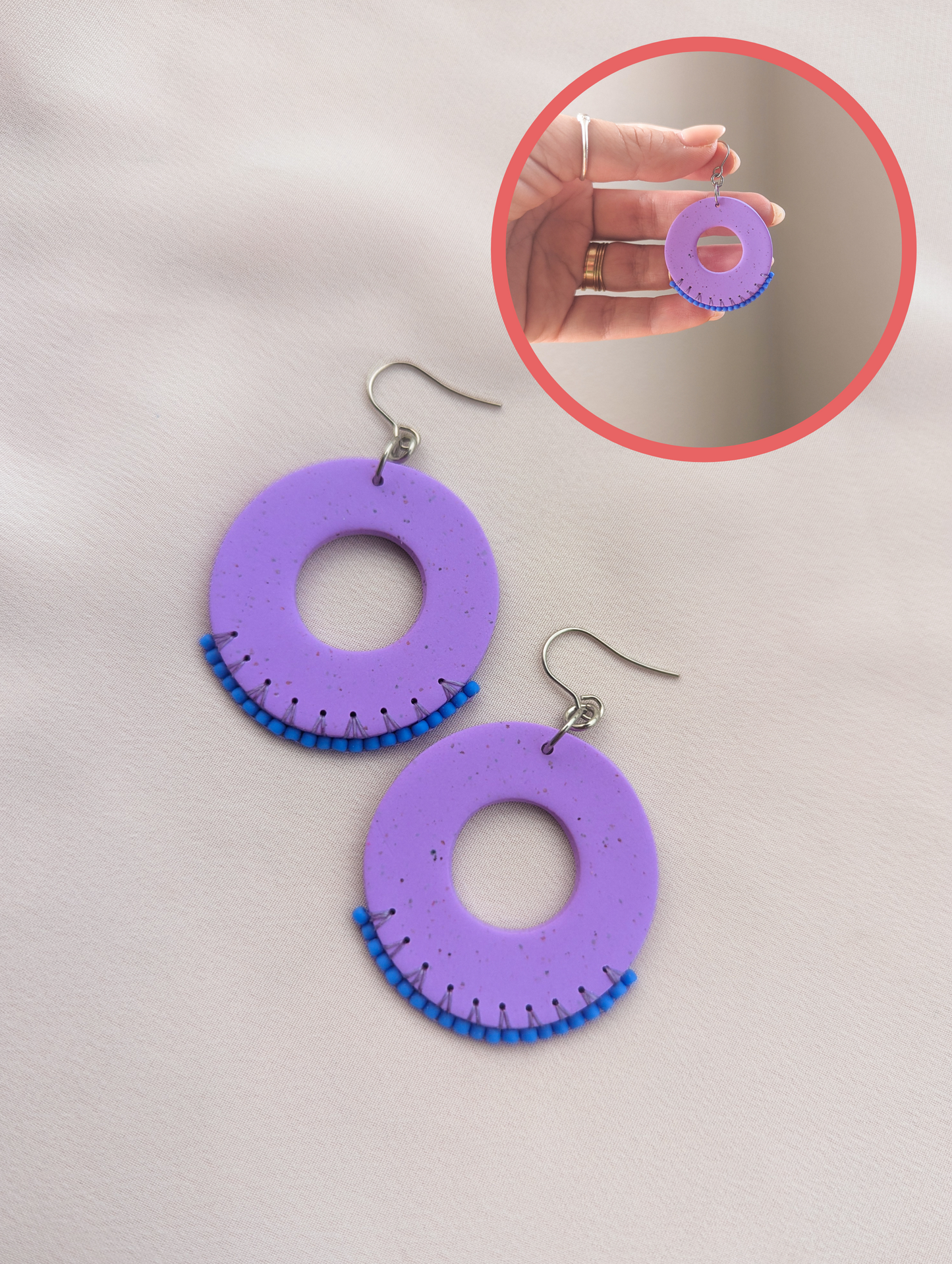 Speckled Grape - Beaded - Choose your Style