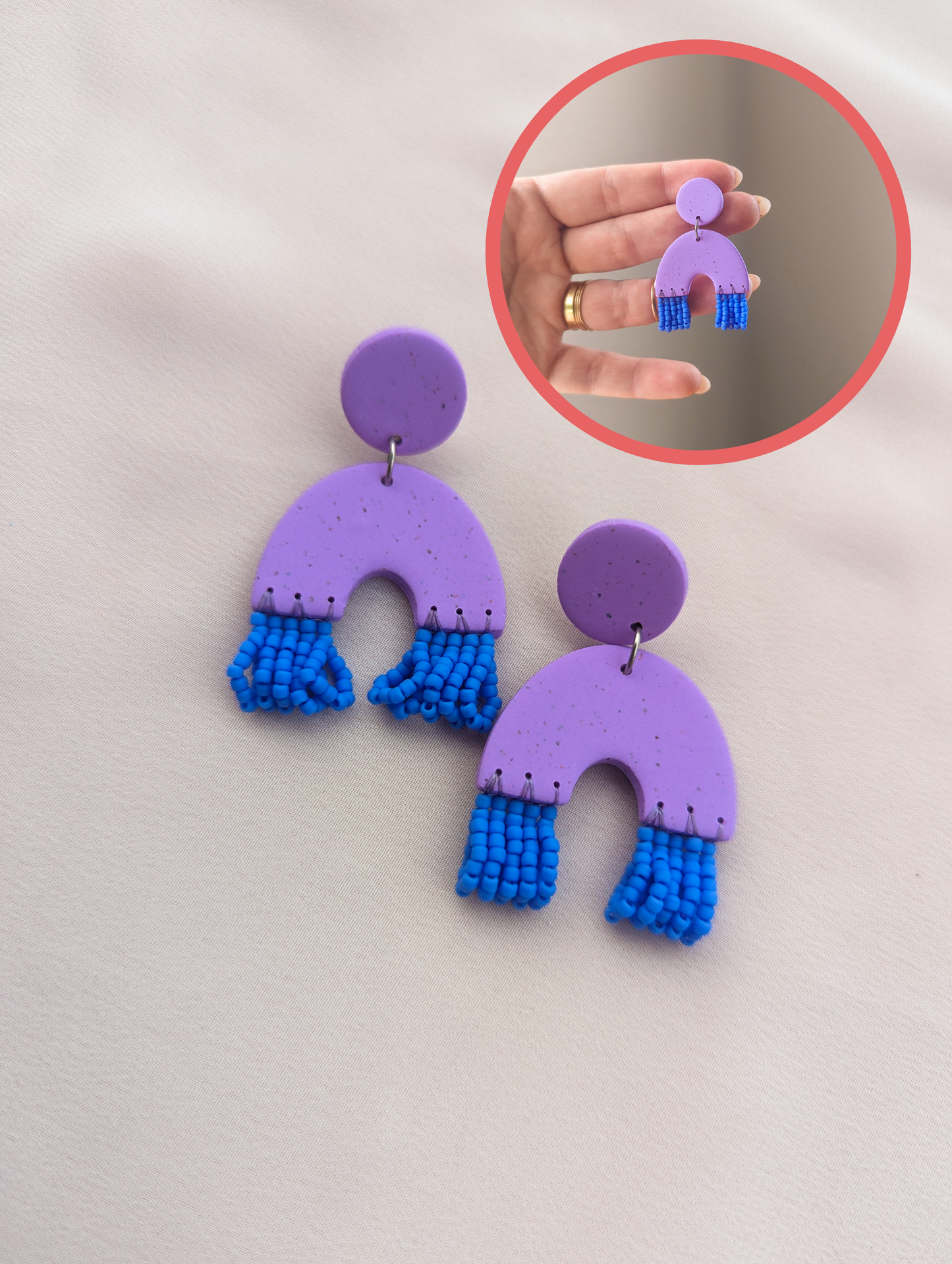 Speckled Grape - Beaded - Choose your Style