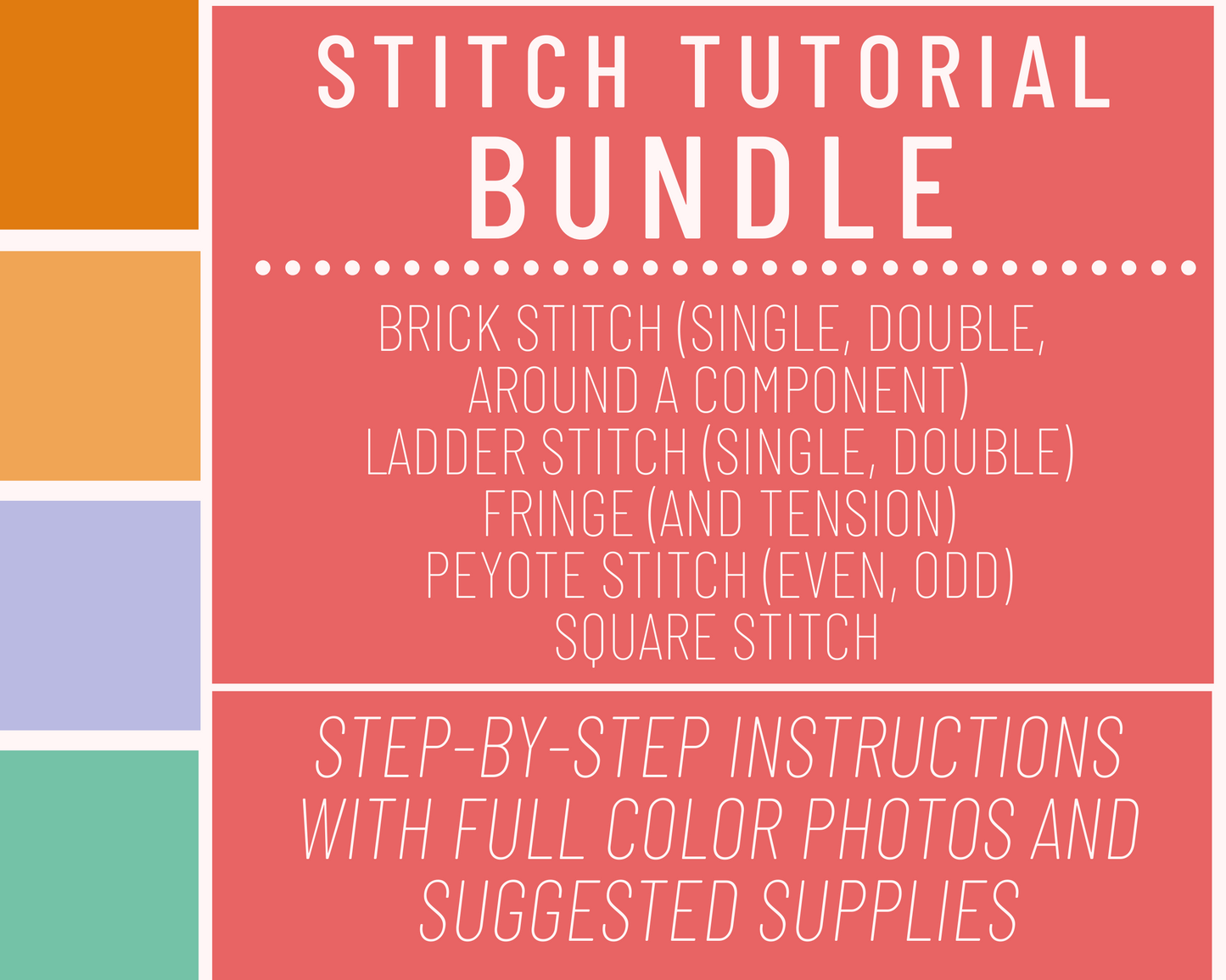 BUNDLE // All Stitches - Tutorial