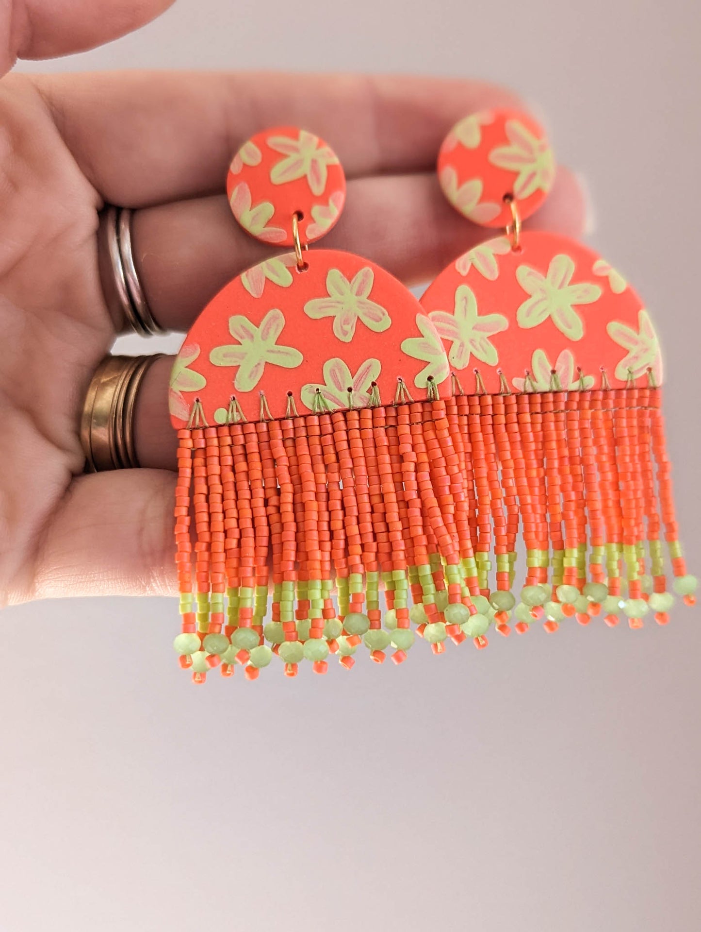 Jellies - Mandarin - Hand-painted Hawaiian Shirt