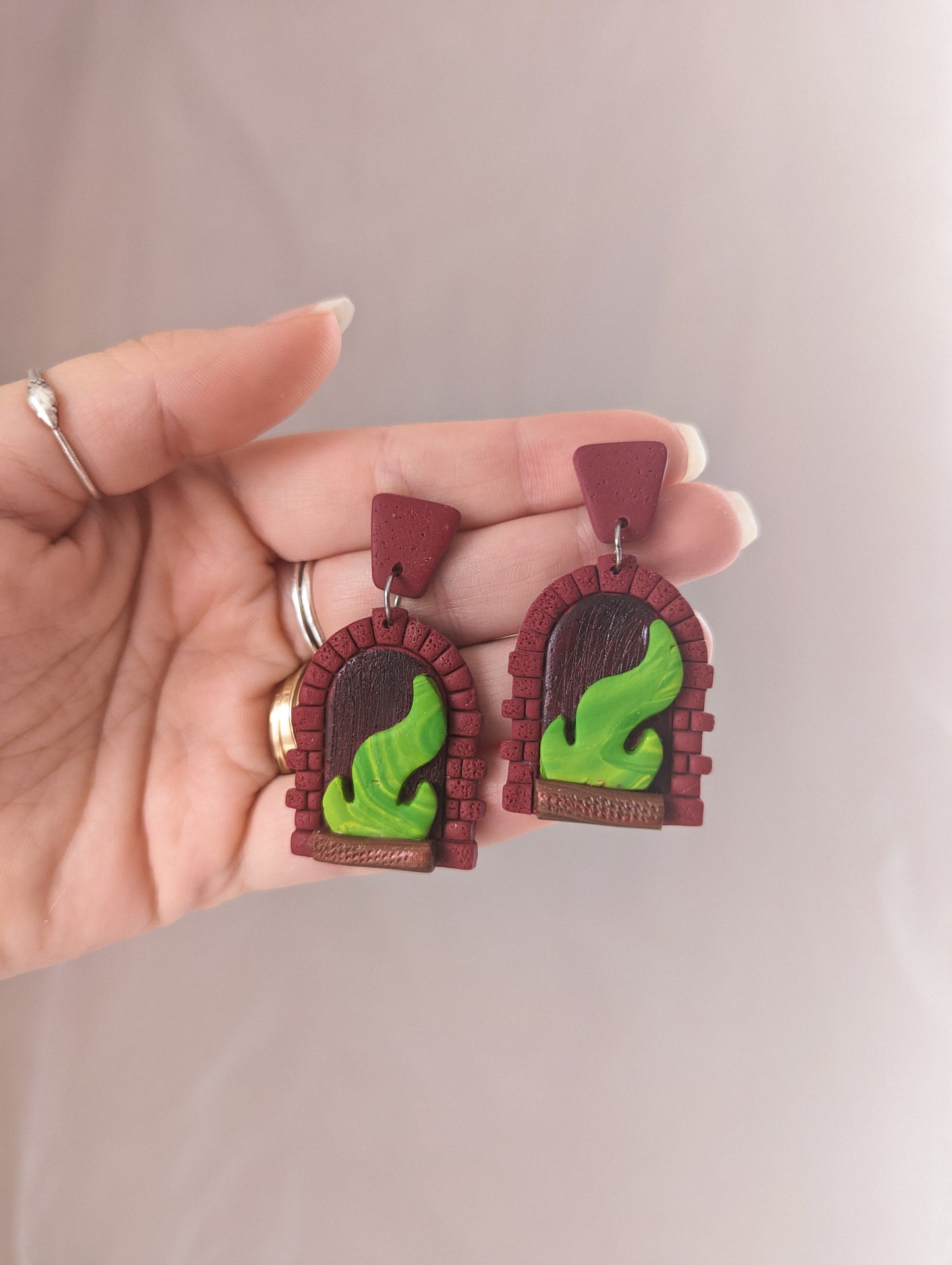 Red Head Family Floo Fireplace