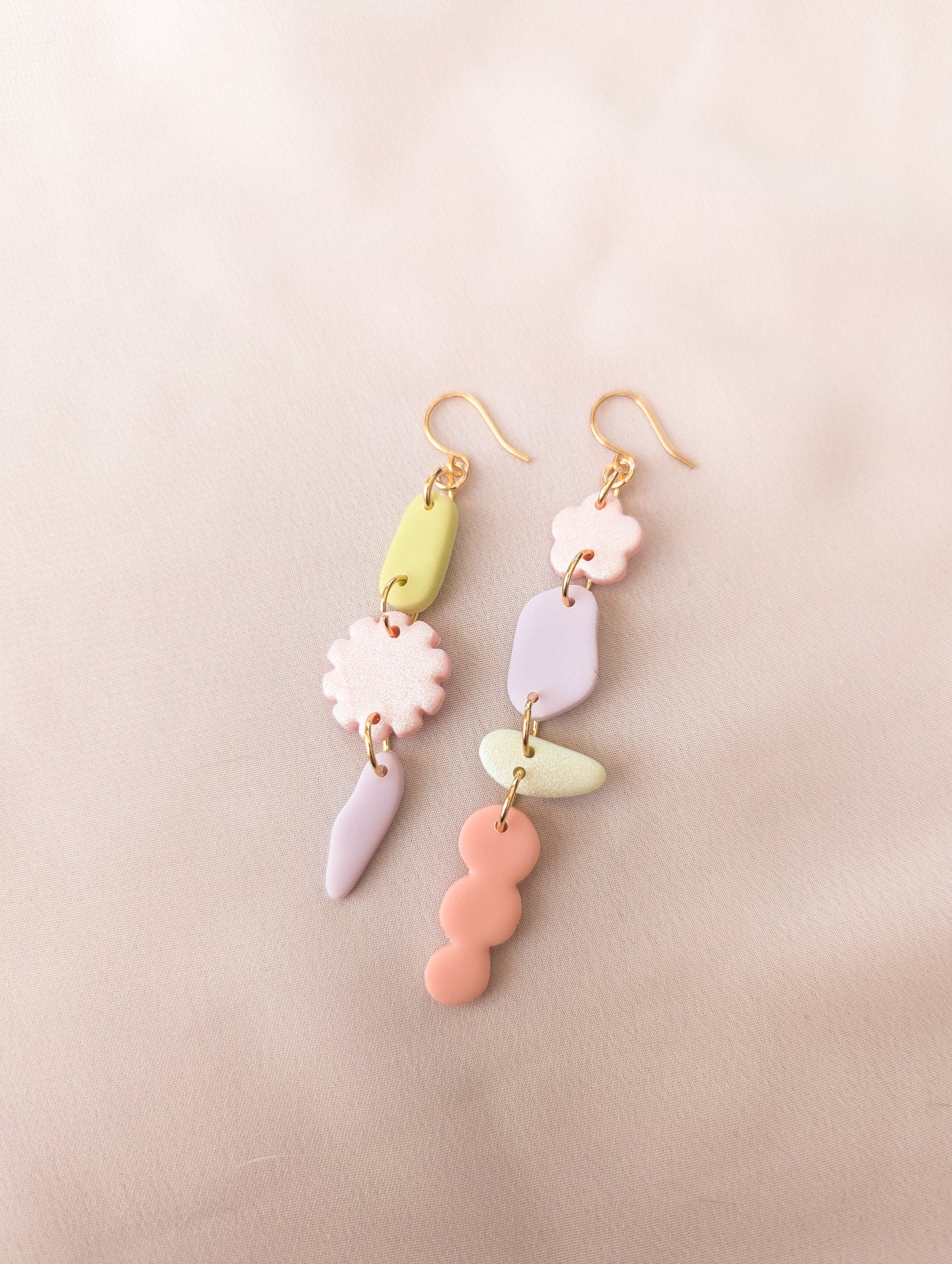 Squiggly Drops - Choose Your Colorway - Pastel Candy